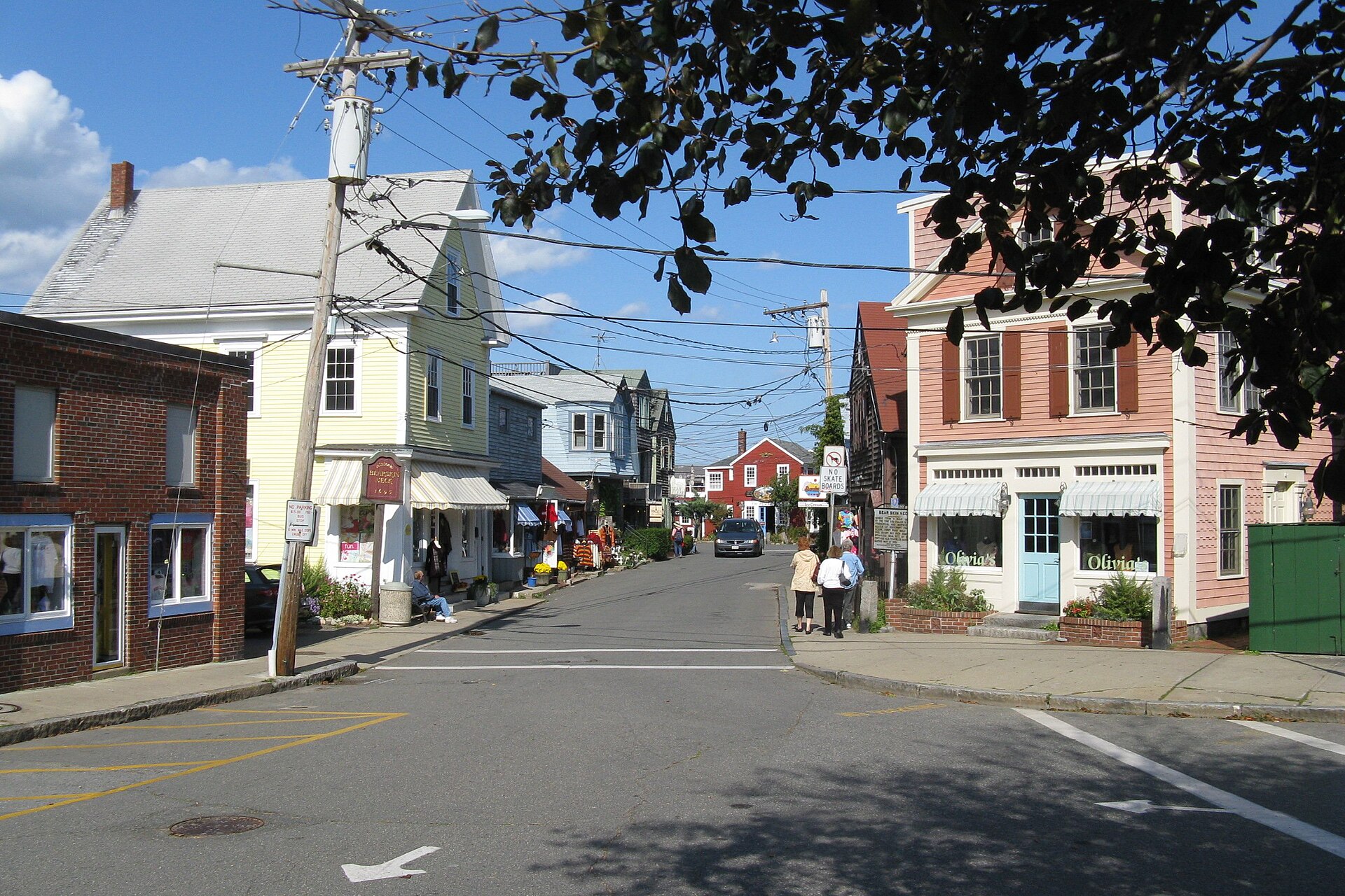 Bearskin Neck in Rockport, Massachusetts.