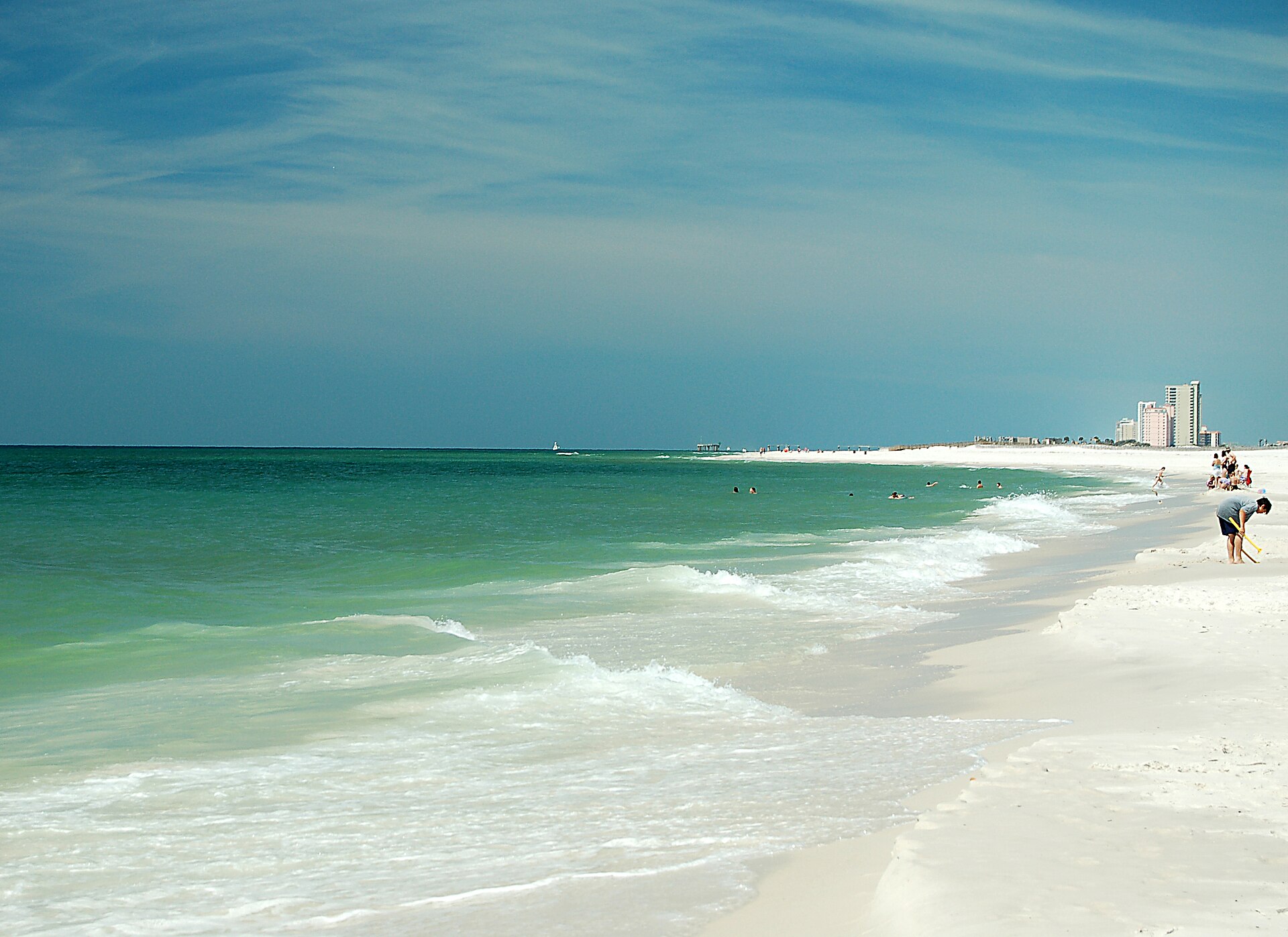 Gulf of Mexico at Gulf State Park, Alabama, USA — Baldwin County, Alabama