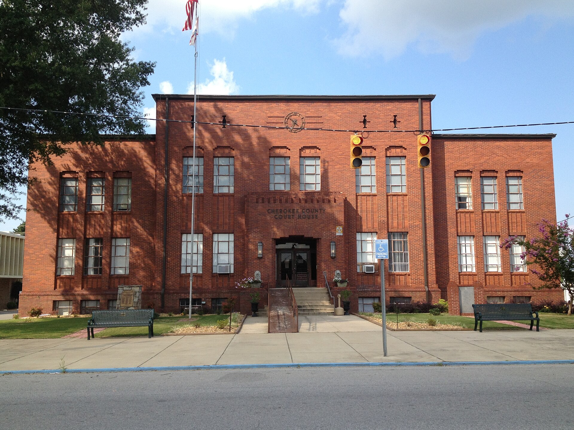 Cherokee County Courthouse in Centre, Ala. — Alabama