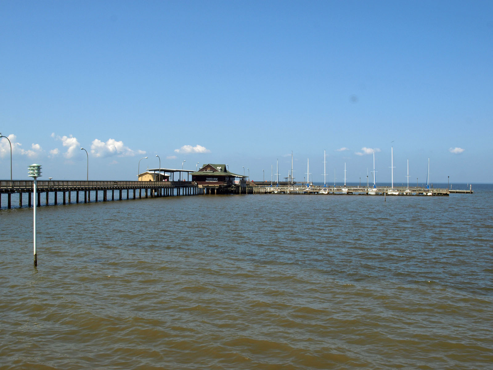 The Fairhope Pier in Fairhope, Alabama
