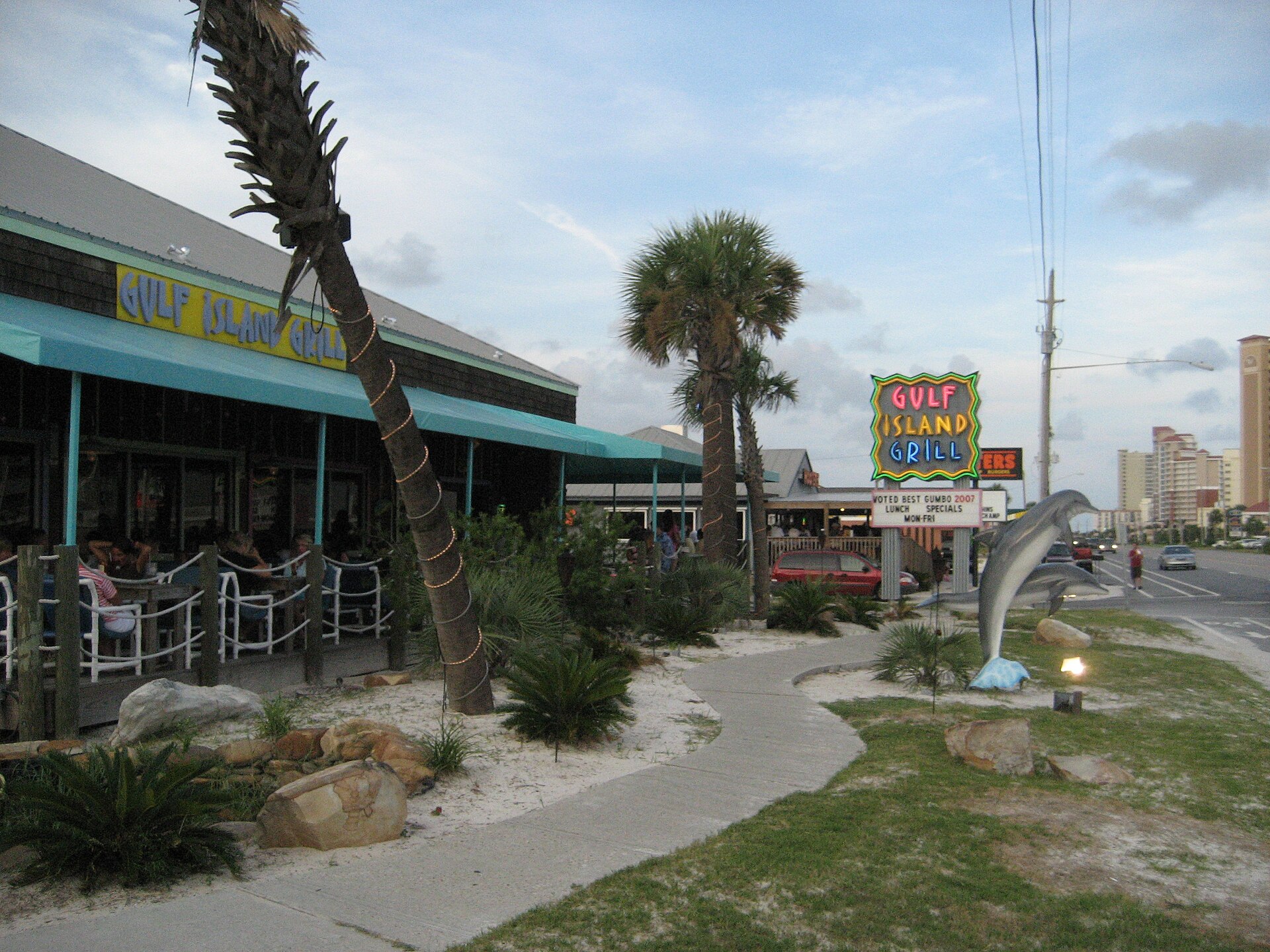 Gulf Shores, Alabama. Restaurant.