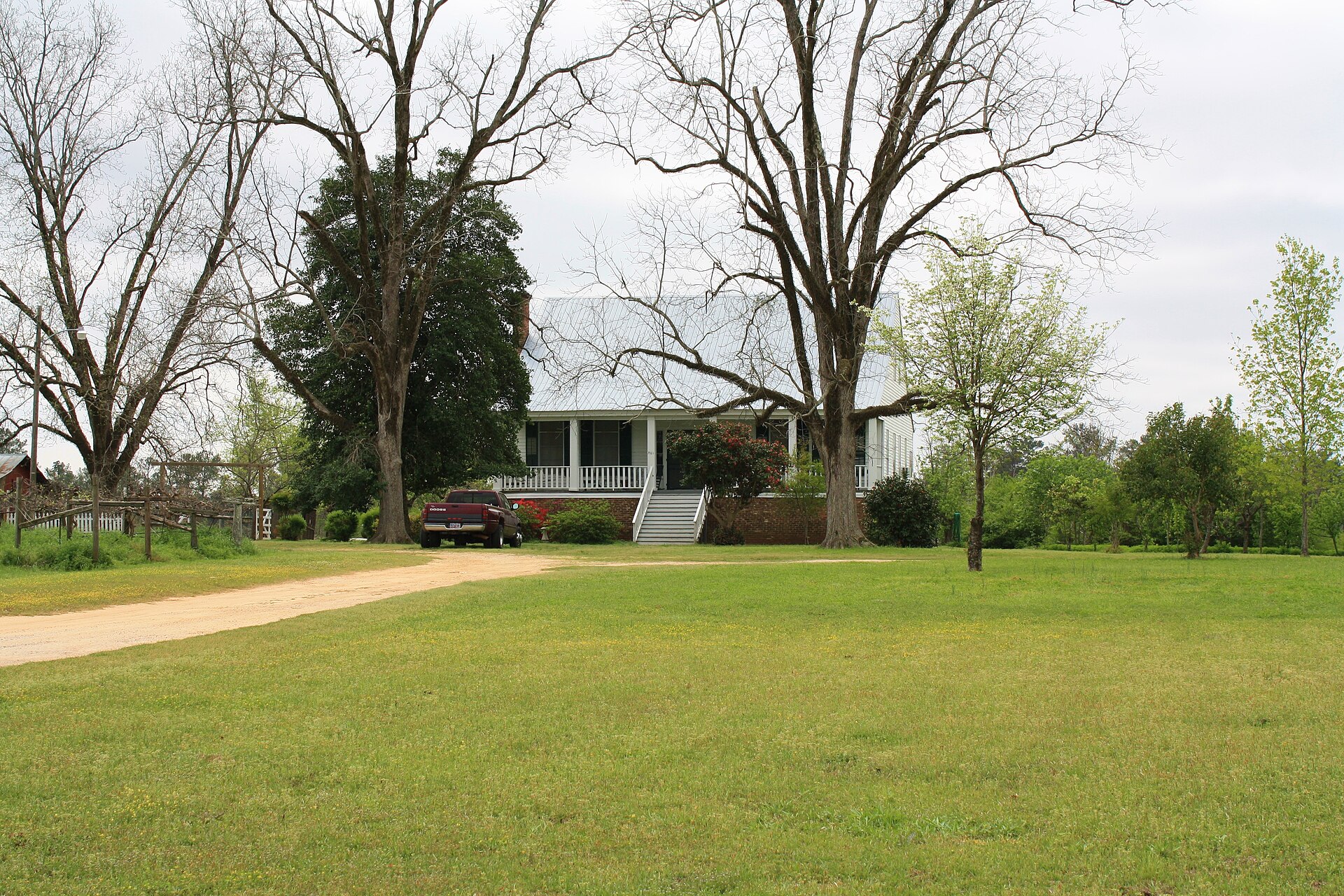 From The Heritage of Marengo County, Alabama: The Mathers House in Nanafalia, Marengo County, Alabama.