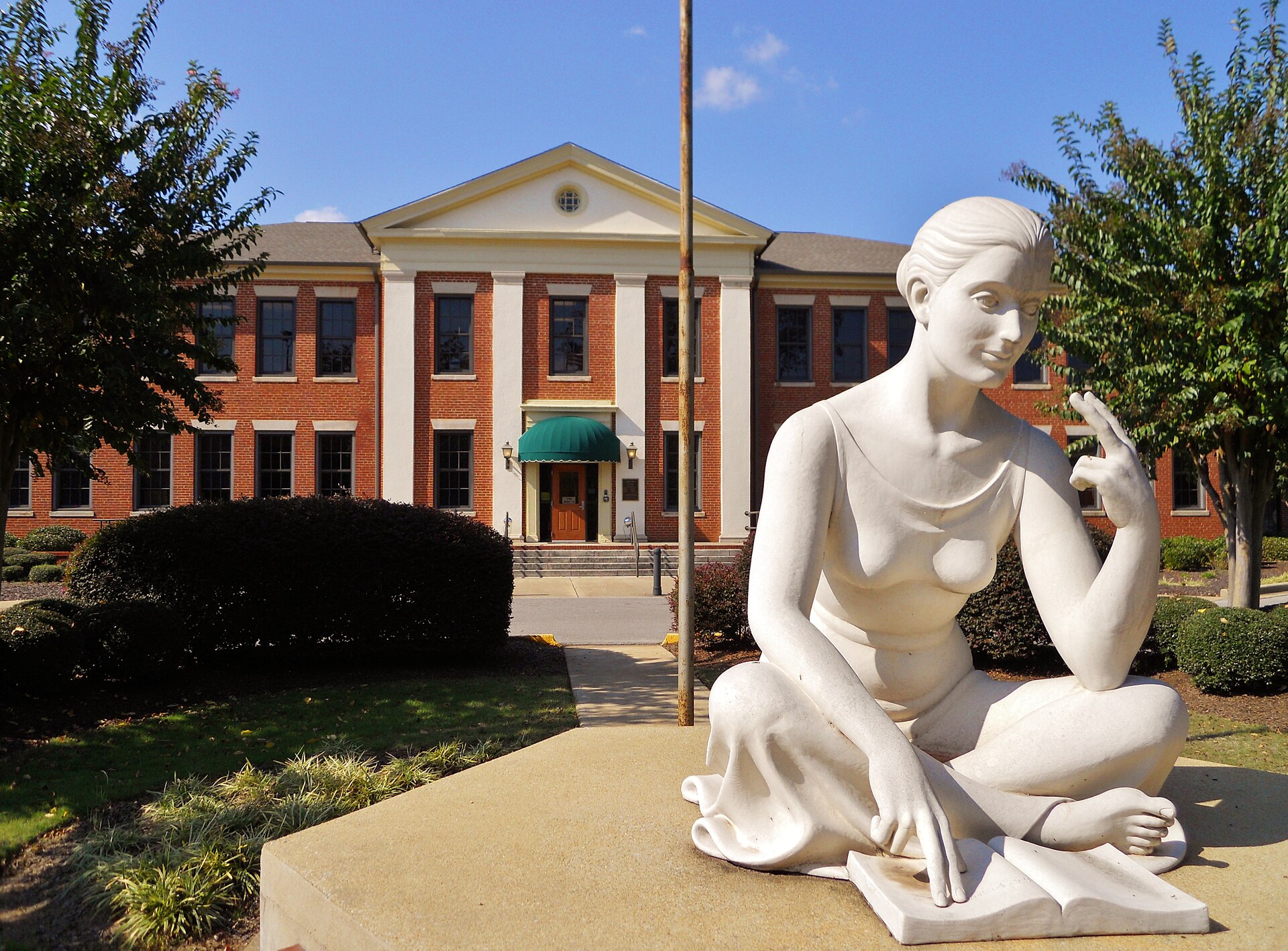 This is a photograph of the Template:W Alabama Institute for the Deaf and Blind in Talladega, Alabama.