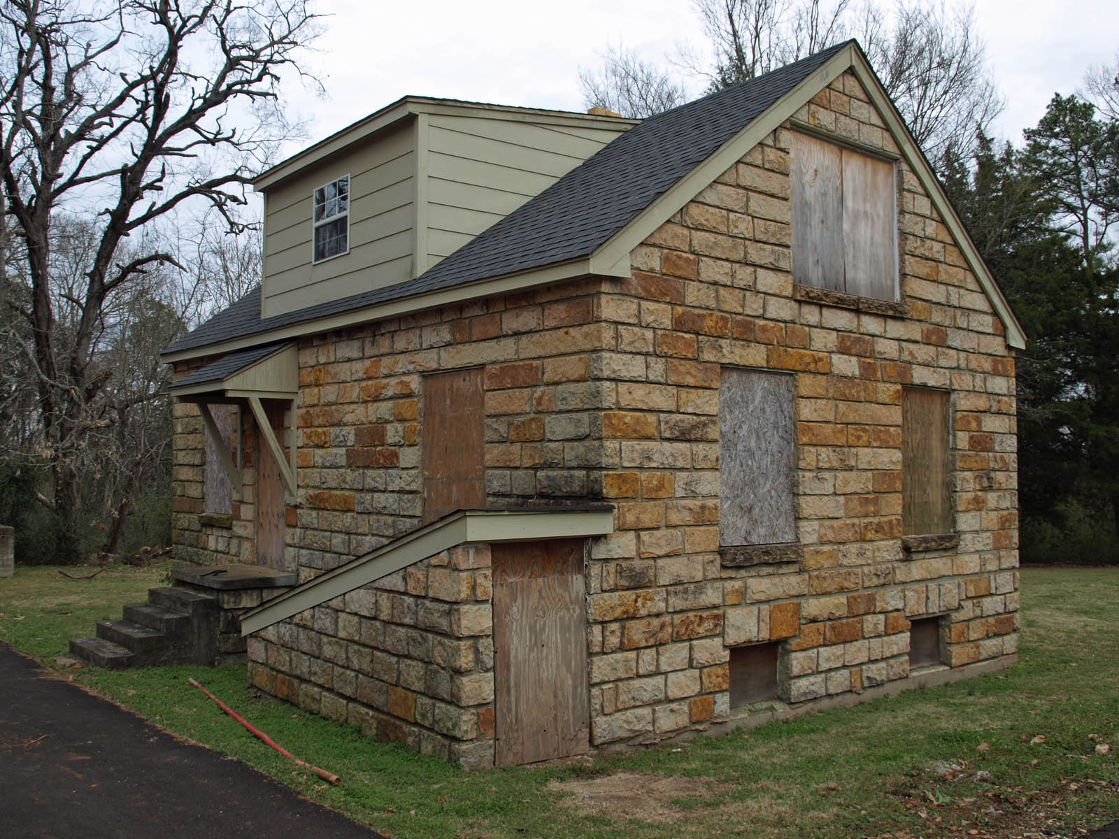 The Wheeler National Wildlife Refuge Warden's Residence in Triana, Alabama, listed on the National Register of Historic Places