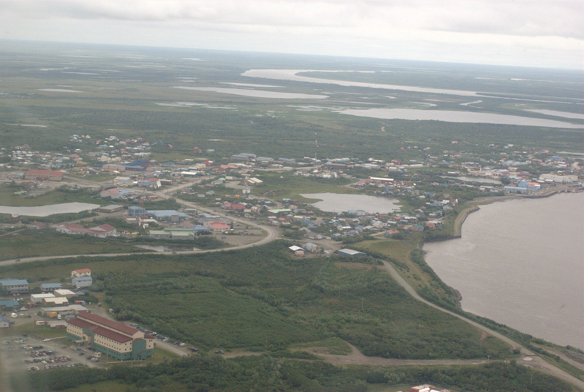 Bethel, Alaska aerial view (8269873695)