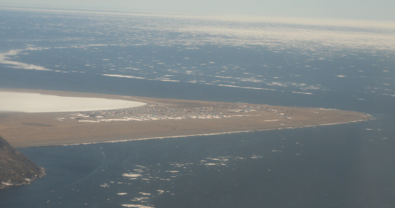 Flying into Gambell,Saint Lawrence Island, Alaska