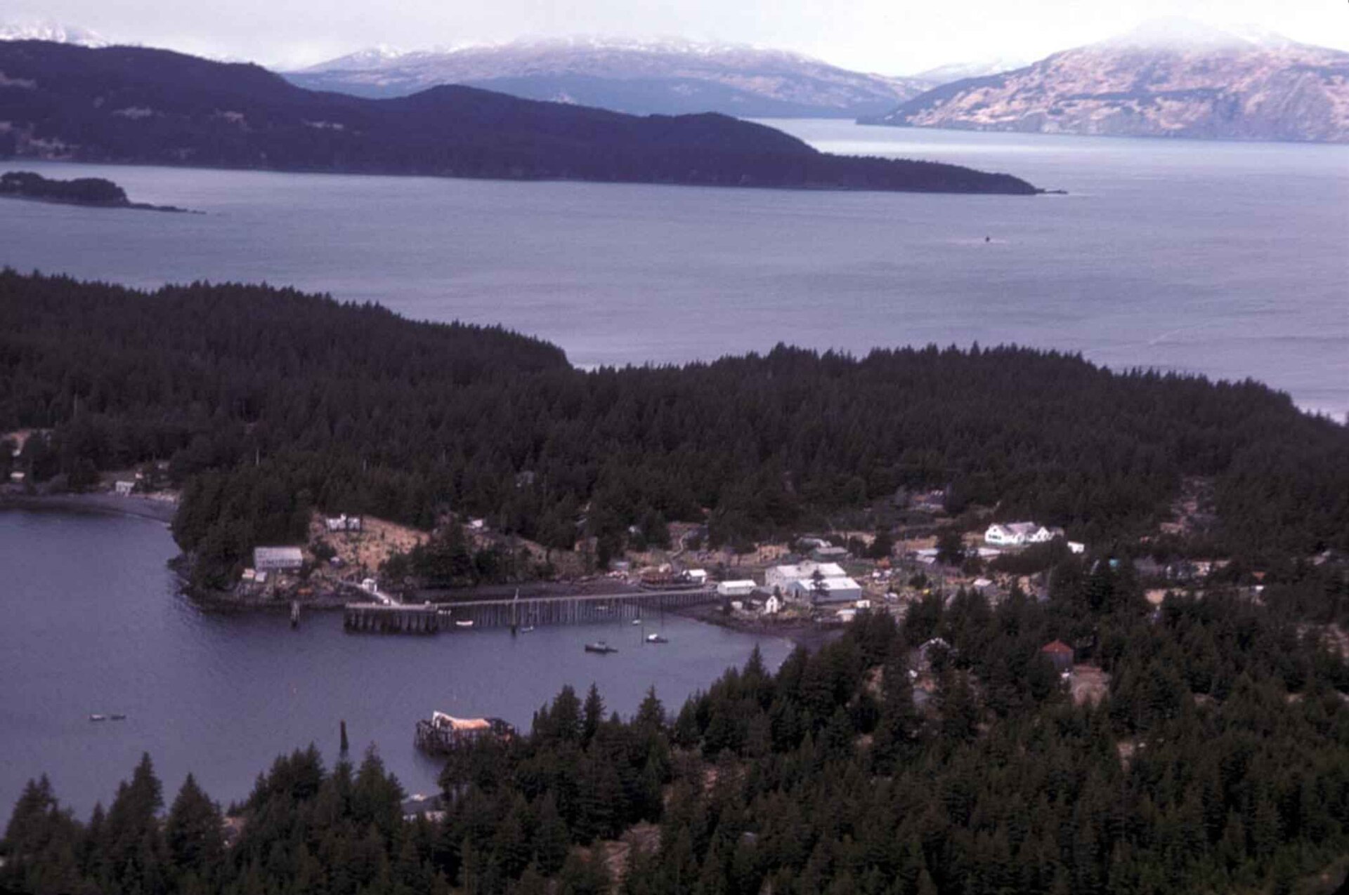 Image title: Ouzinkie village Image from Public domain images website, http://www.public-domain-image.com/full-image/travel-public-domain-images-pictures/ouzinkie-village.jpg.html — Alaska
