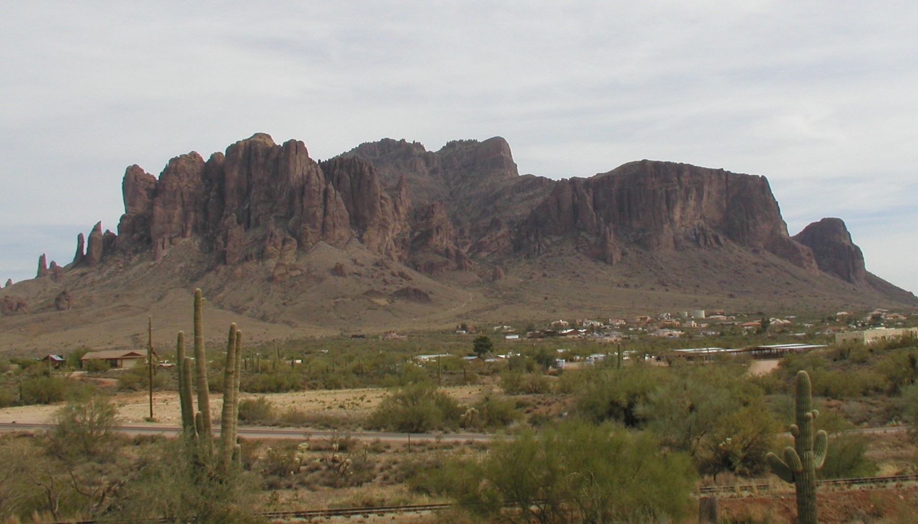 Superstition Mountain in 2002 — Apache Junction, Arizona
