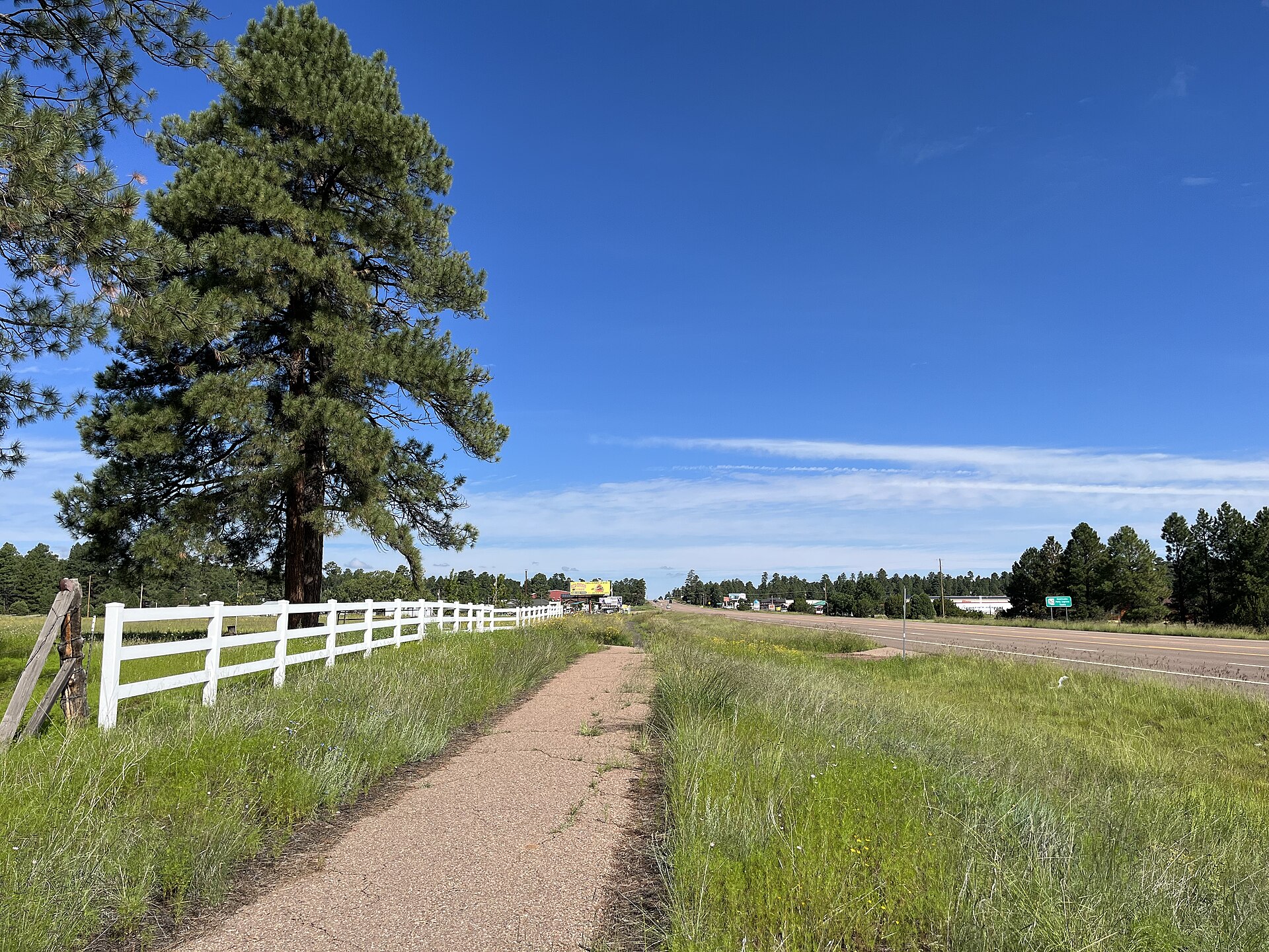 Heber-Overgaard AZ as viewed from SR260 mile post 307. — Arizona