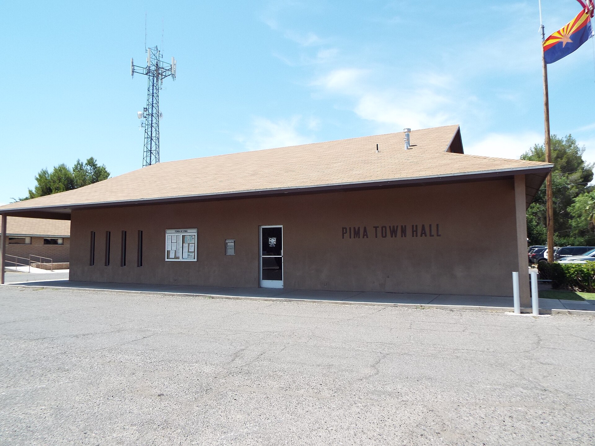 Pima Town Hall in Pima, Arizona