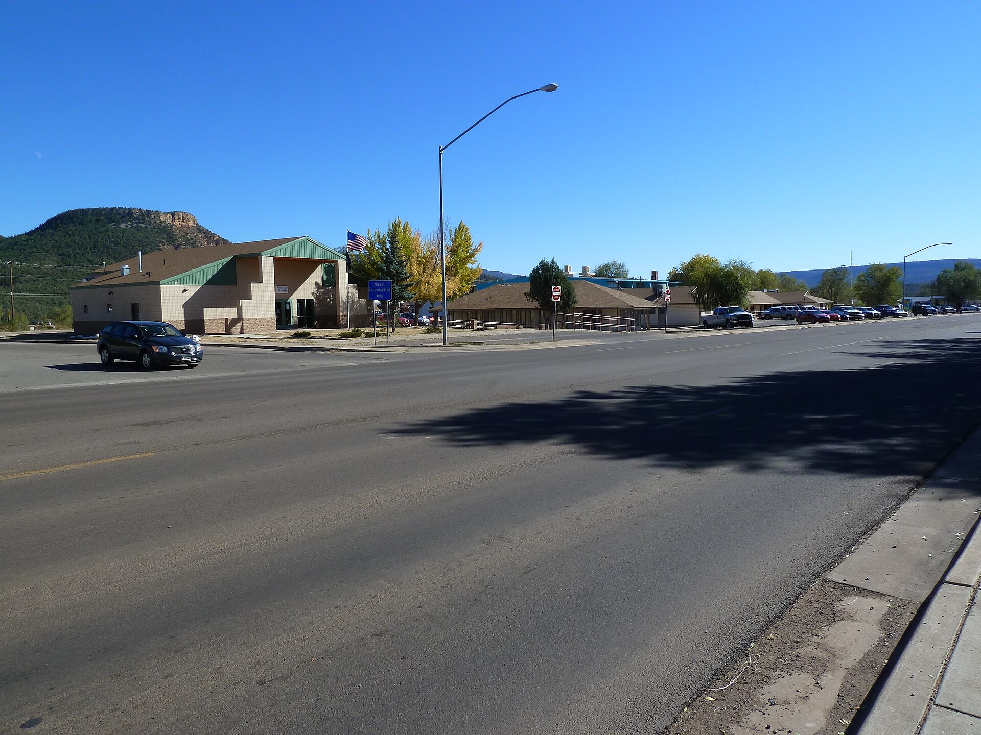 Whiteriver, AZ: View S, Chief Avenue, AZ Rt. 73, 2011 — Arizona