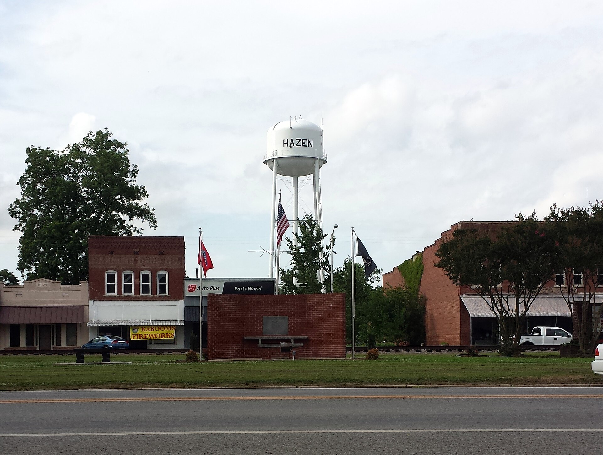Downtown Hazen, AR along Front Street — Arkansas