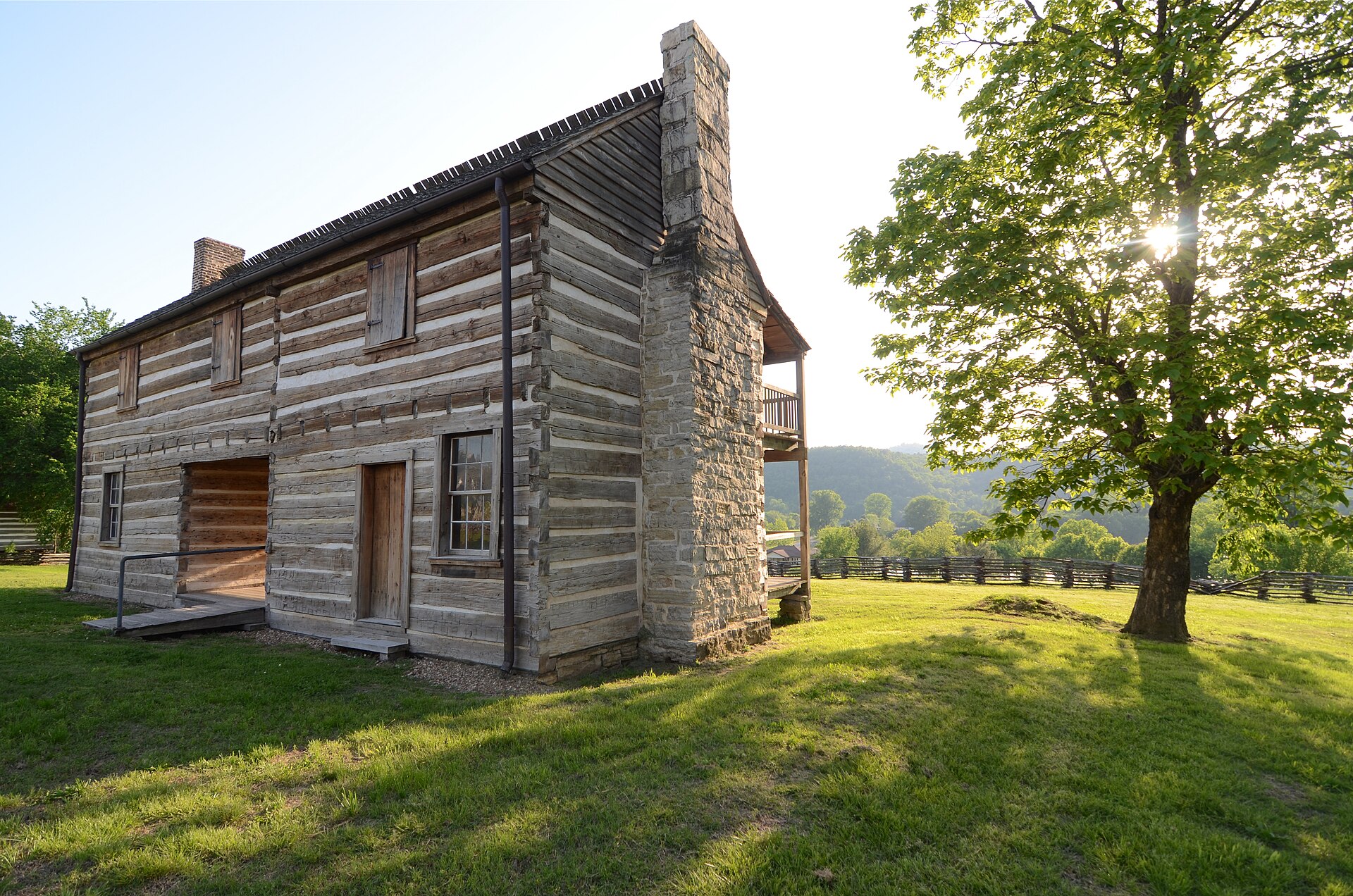 The Jacob Wolf House built in 1829 — Norfork, Arkansas
