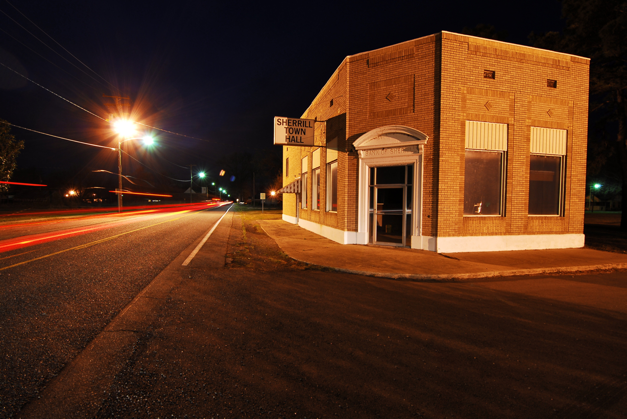 This building is pretty much all that is left in "downtown" Sherril. — Sherrill, Arkansas