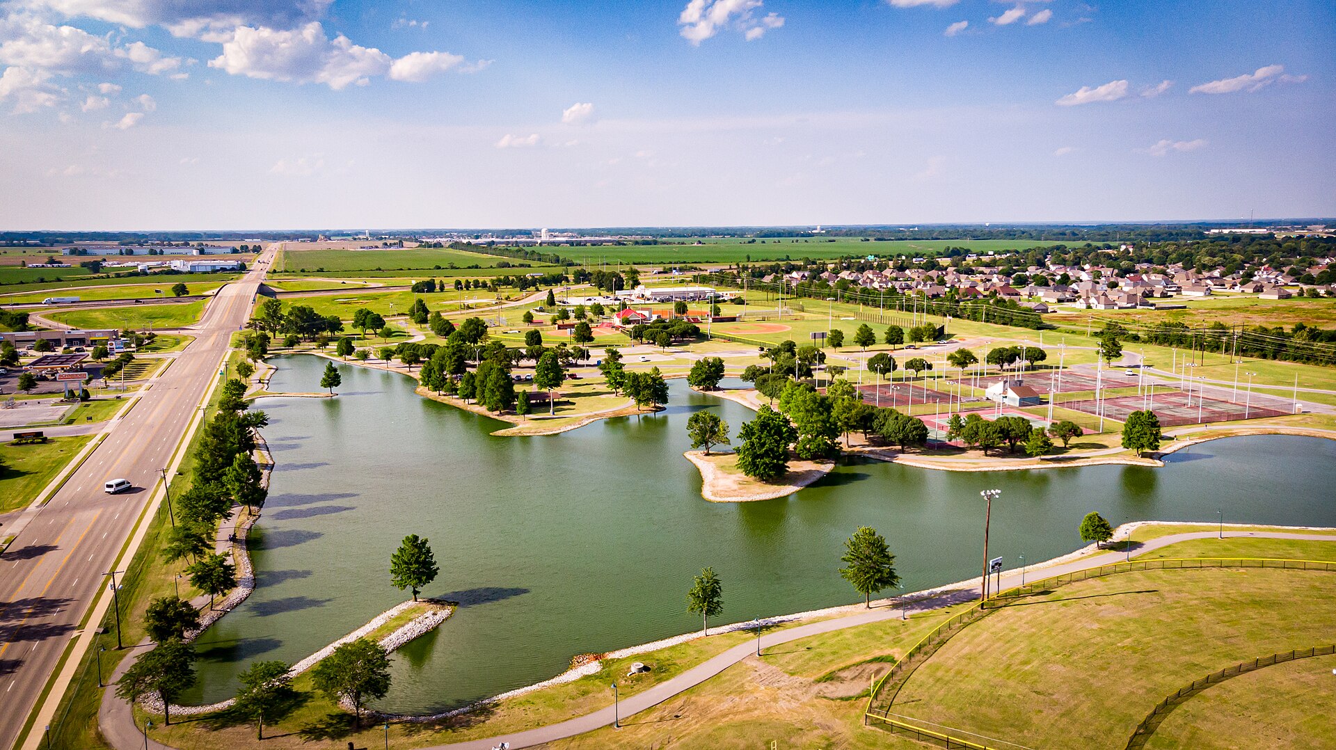 Areal view of Tilden Rodgers Sports Complex in West Memphis. — Arkansas