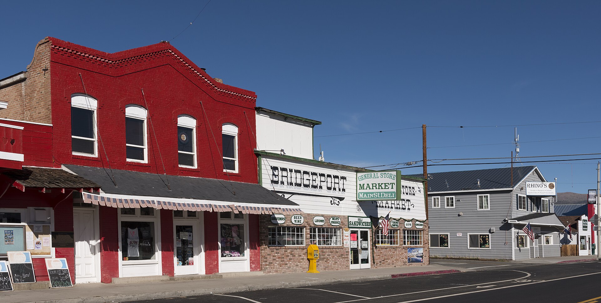 Title: Bridgeport, California, on the eastern slope of Sierra Mountains, and the county seat of Mono County Physical description: 1 photograph : digital, tiff file, color.