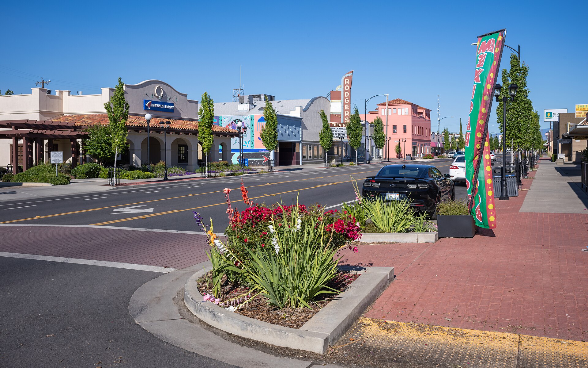 View of Solano Street in downtown Corning in June 2023 — California