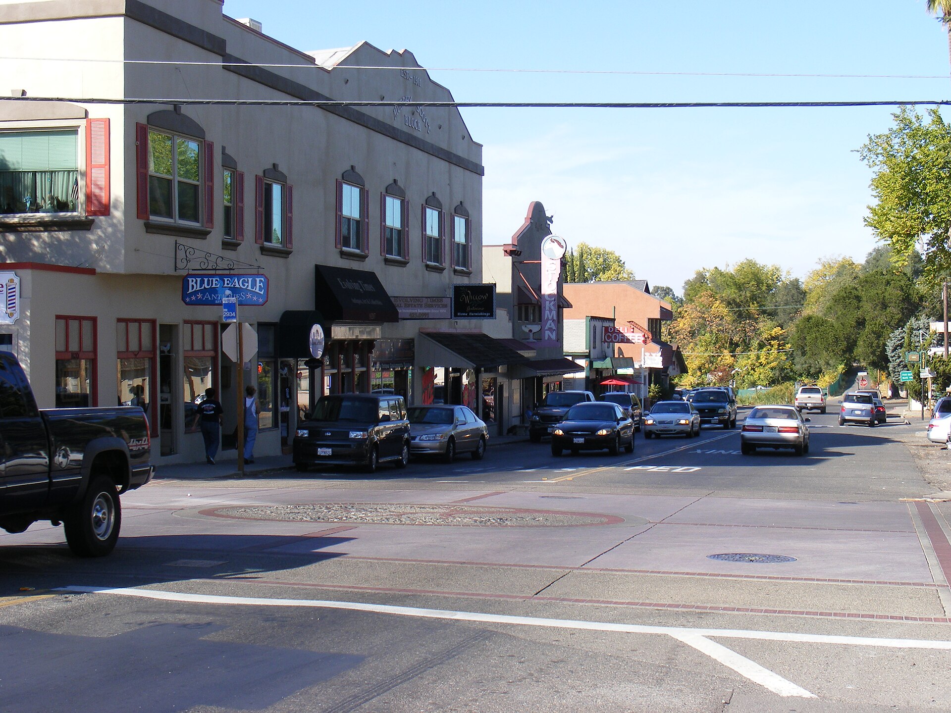 Downtown Fair Oaks, in Sacramento County, California.
