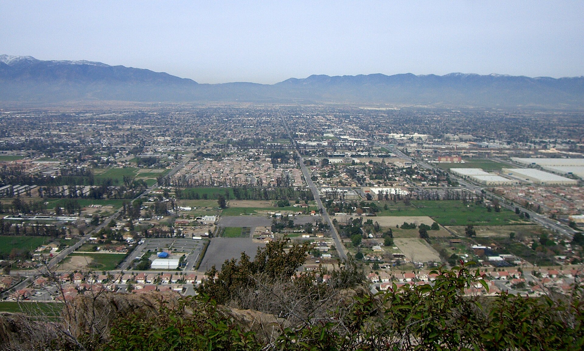 A view of Fontana, California