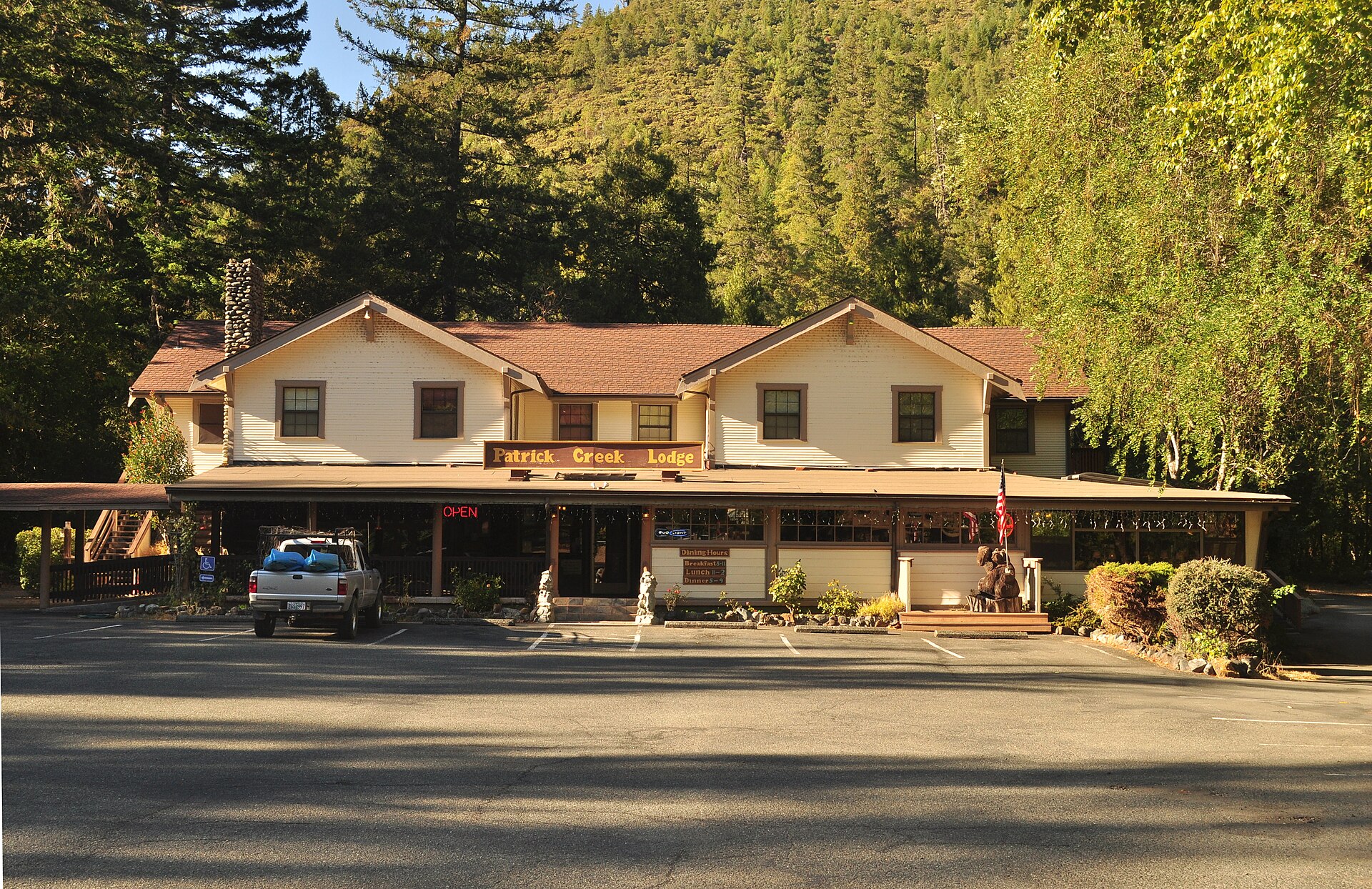 Patrick Creek Lodge, Gasquet, Del Norte County, California, U.S.