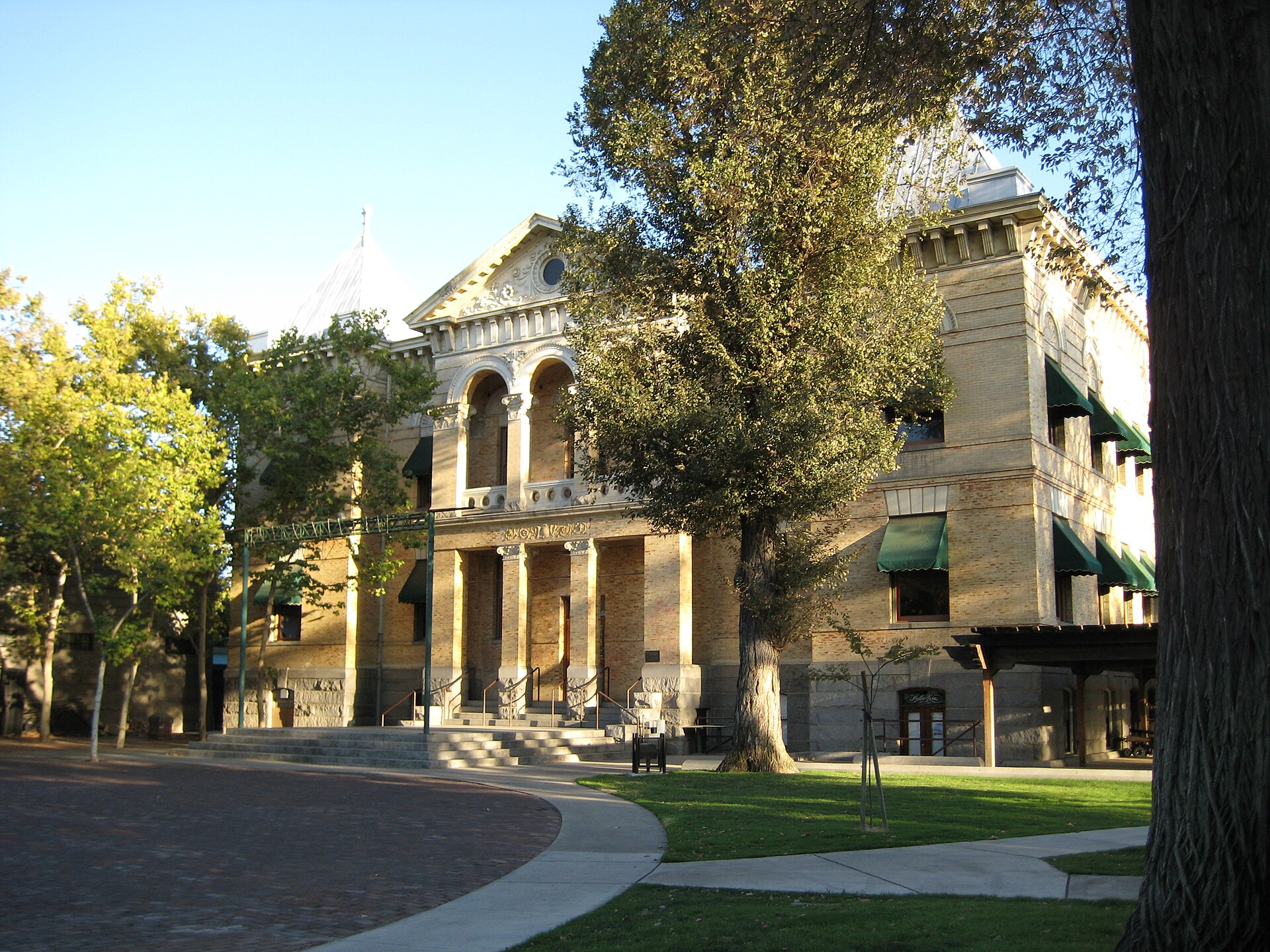 Kings County Courthouse — Hanford, California. Built in 1896, on the National Register of Historic Places.
