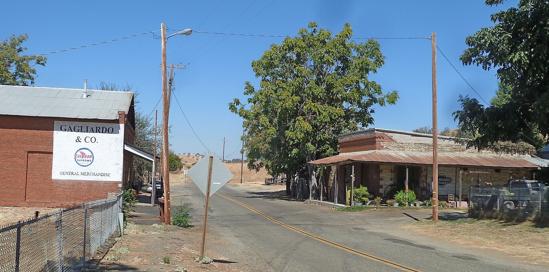 A street in Hornitos, California