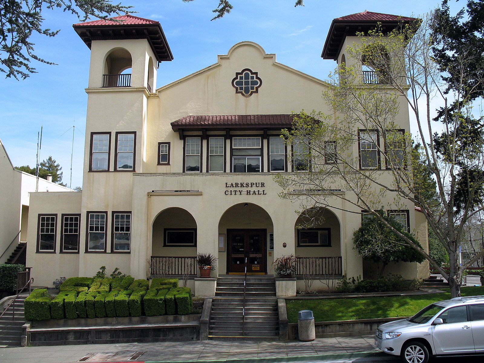 Larkspur City Hall — 400 Magnolia Ave., Larkspur, Marin County, California.