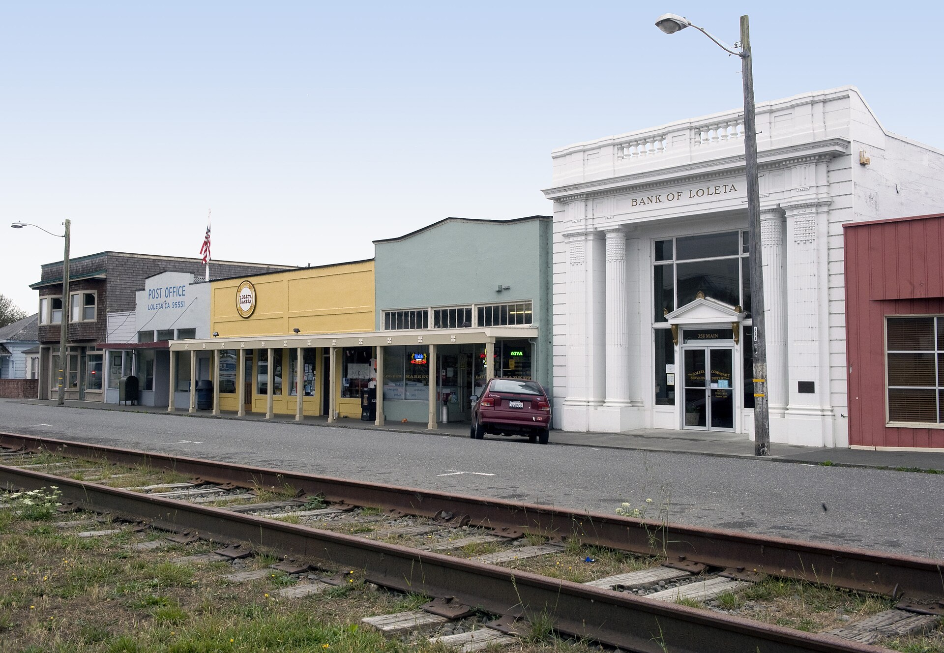Bank of Loleta in Humboldt County, California. Listed on the National Register of Historic Places in 1985.