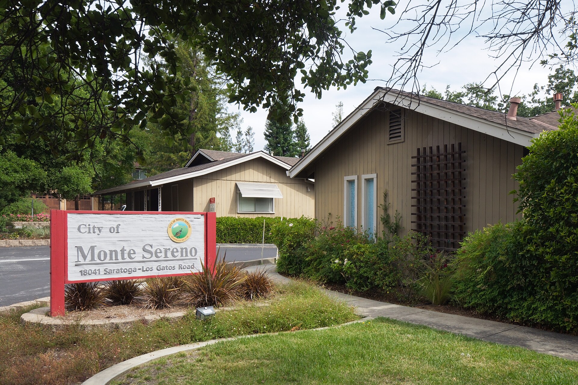 Post Office and City Hall in Monte Sereno, California.