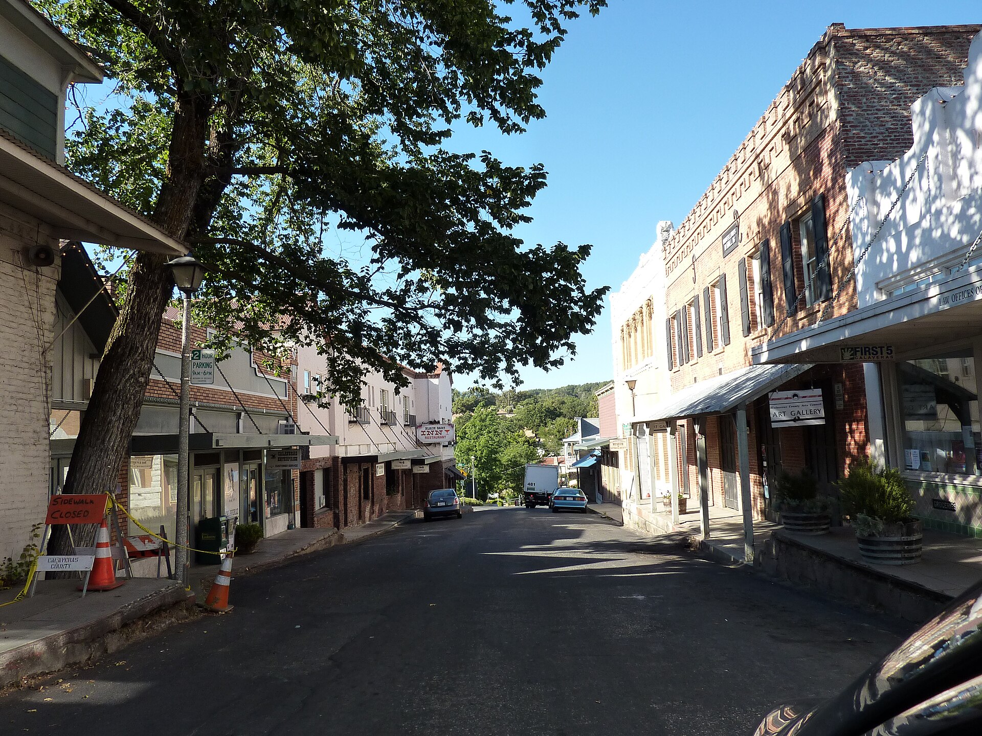 Main Street, San Andreas, California, USA.