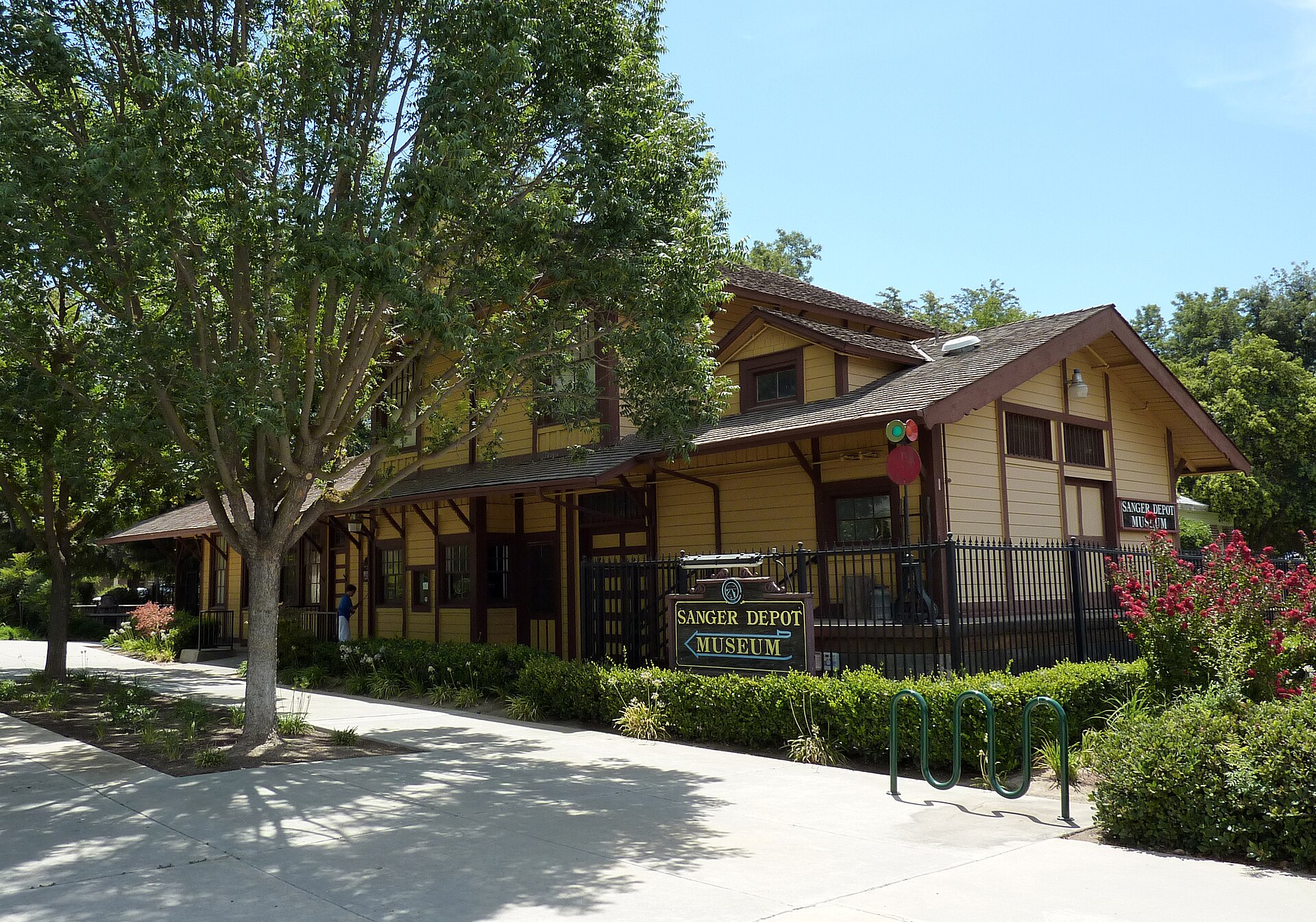 Sanger Depot Museum, Sanger, California, USA.