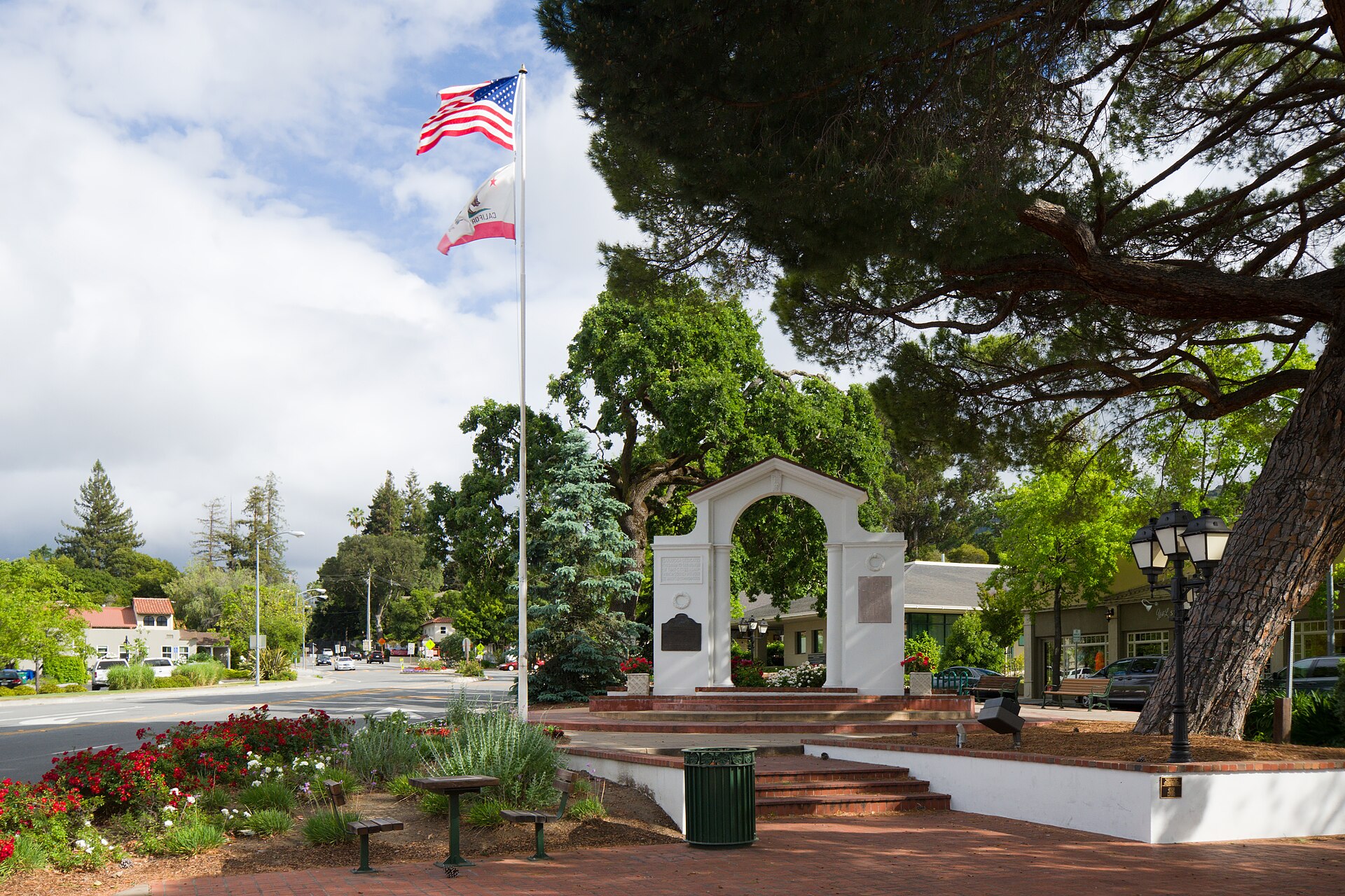 This is a photo of a place or building that is listed on the California Historical Landmark listing in the United States. Its reference number is — Saratoga, California
