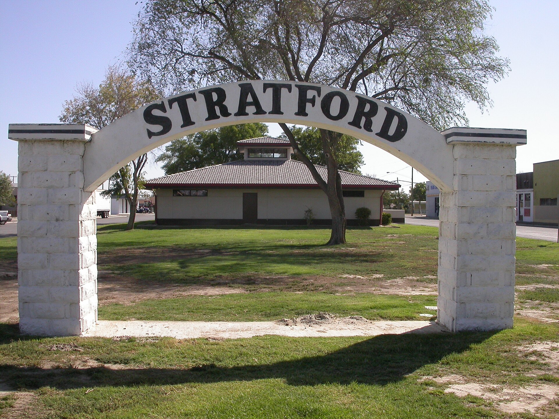 Stratford, CA, Main St view east — California