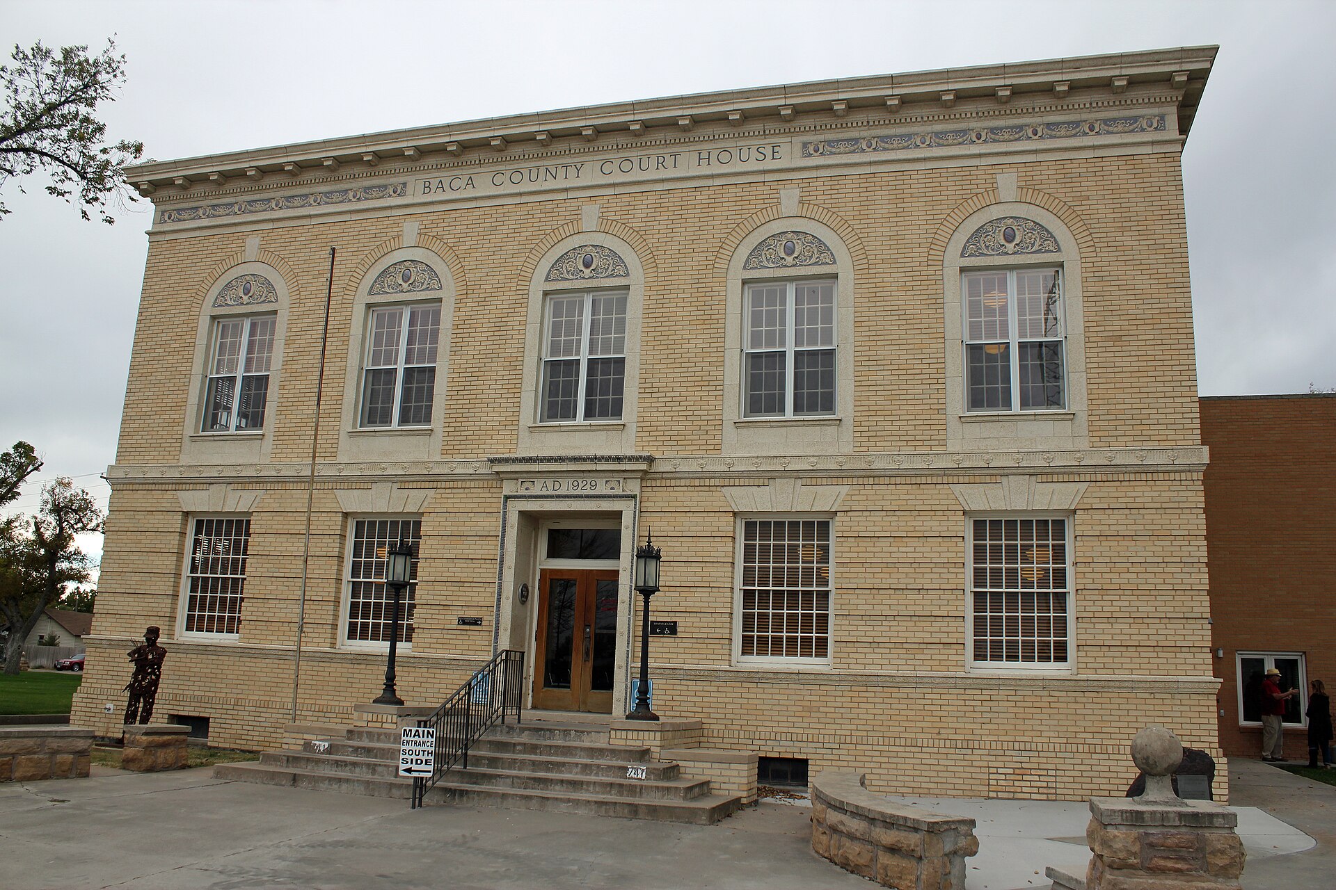 The Baca County Courthouse, located at 741 Main Street in Springfield, Colorado.