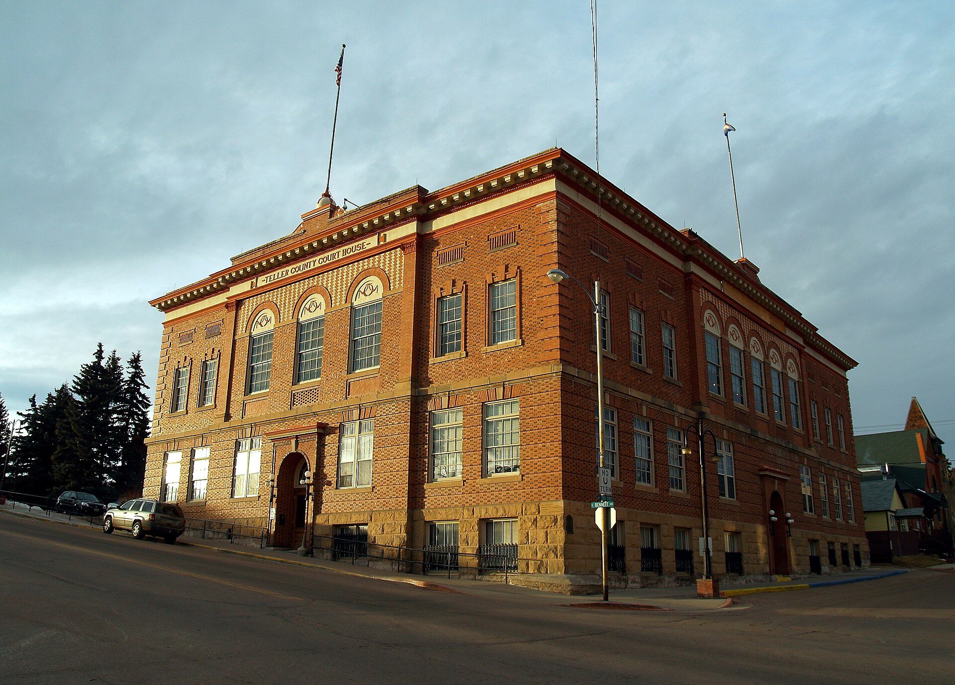 Teller County, Colorado Court House in Cripple Creek.