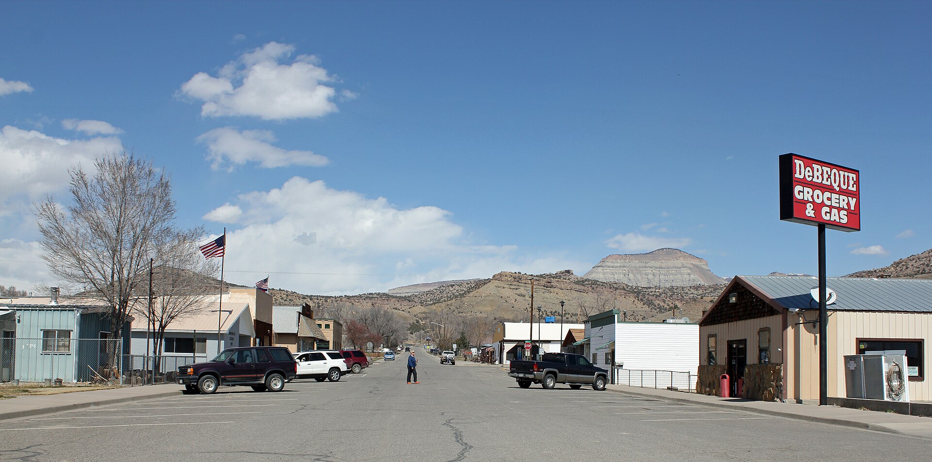 Miner Avenue in De Beque, Colorado.