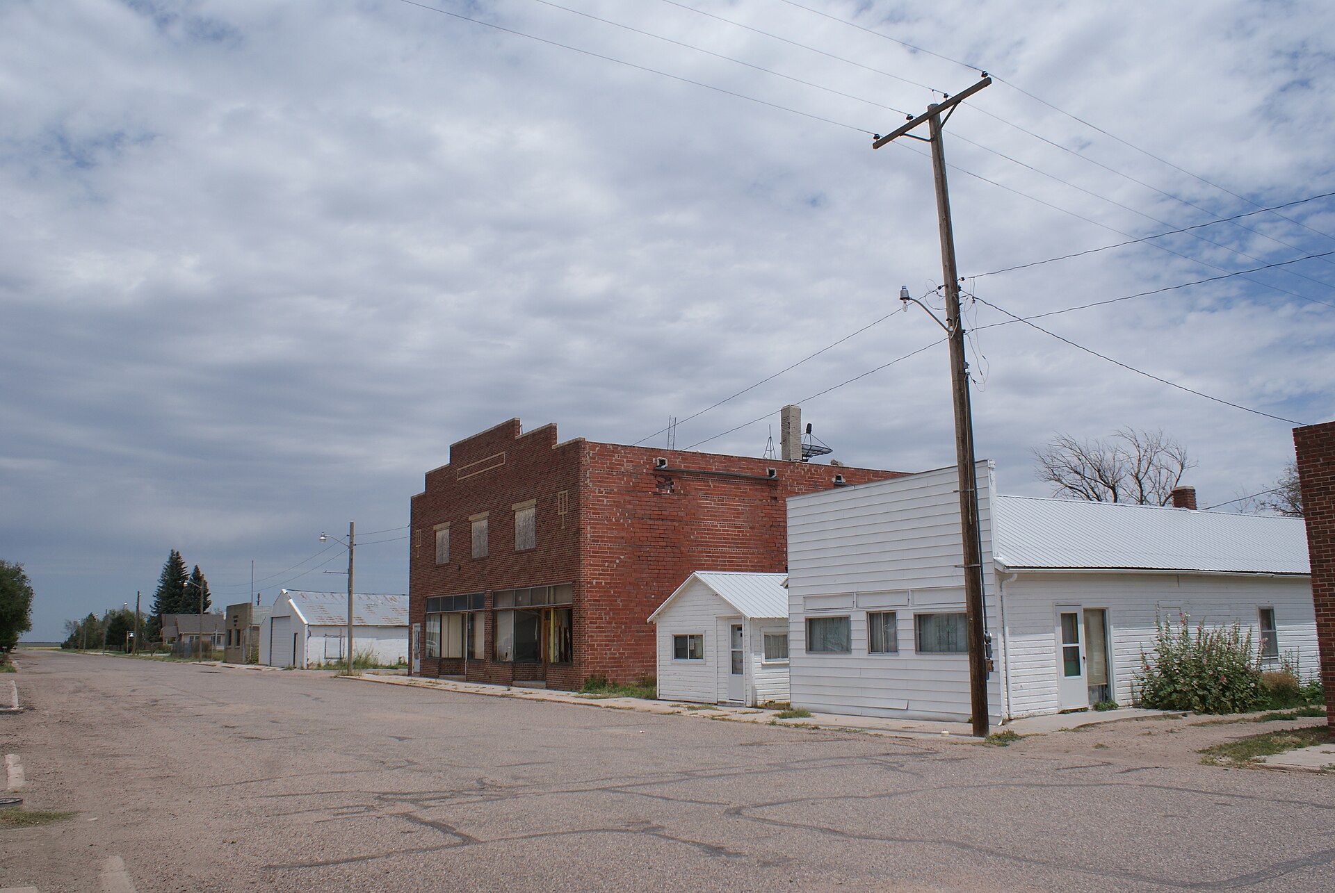 Downtown Genoa, Colorado, USA