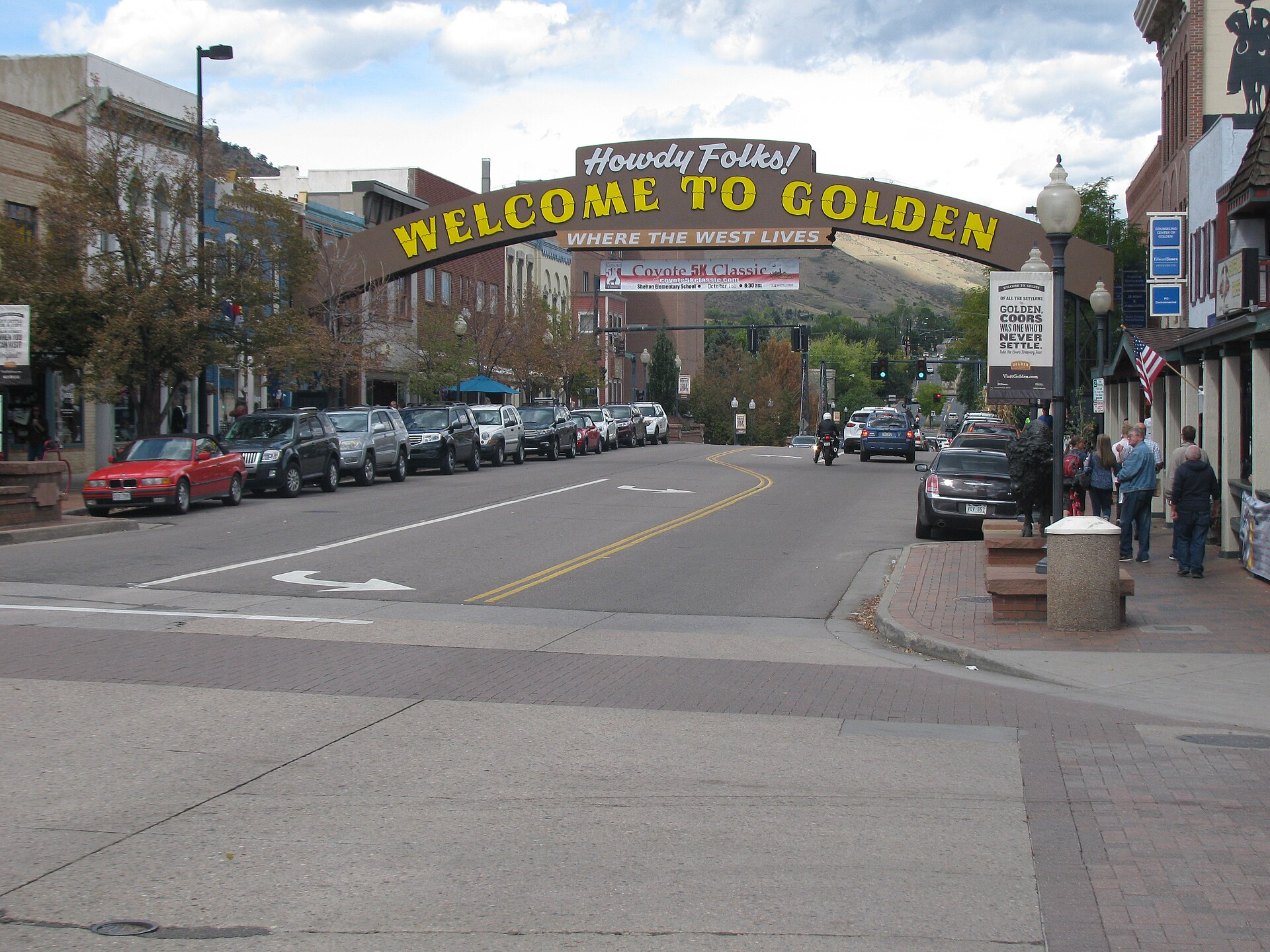 Washington Street, Golden, Colorado, United States.