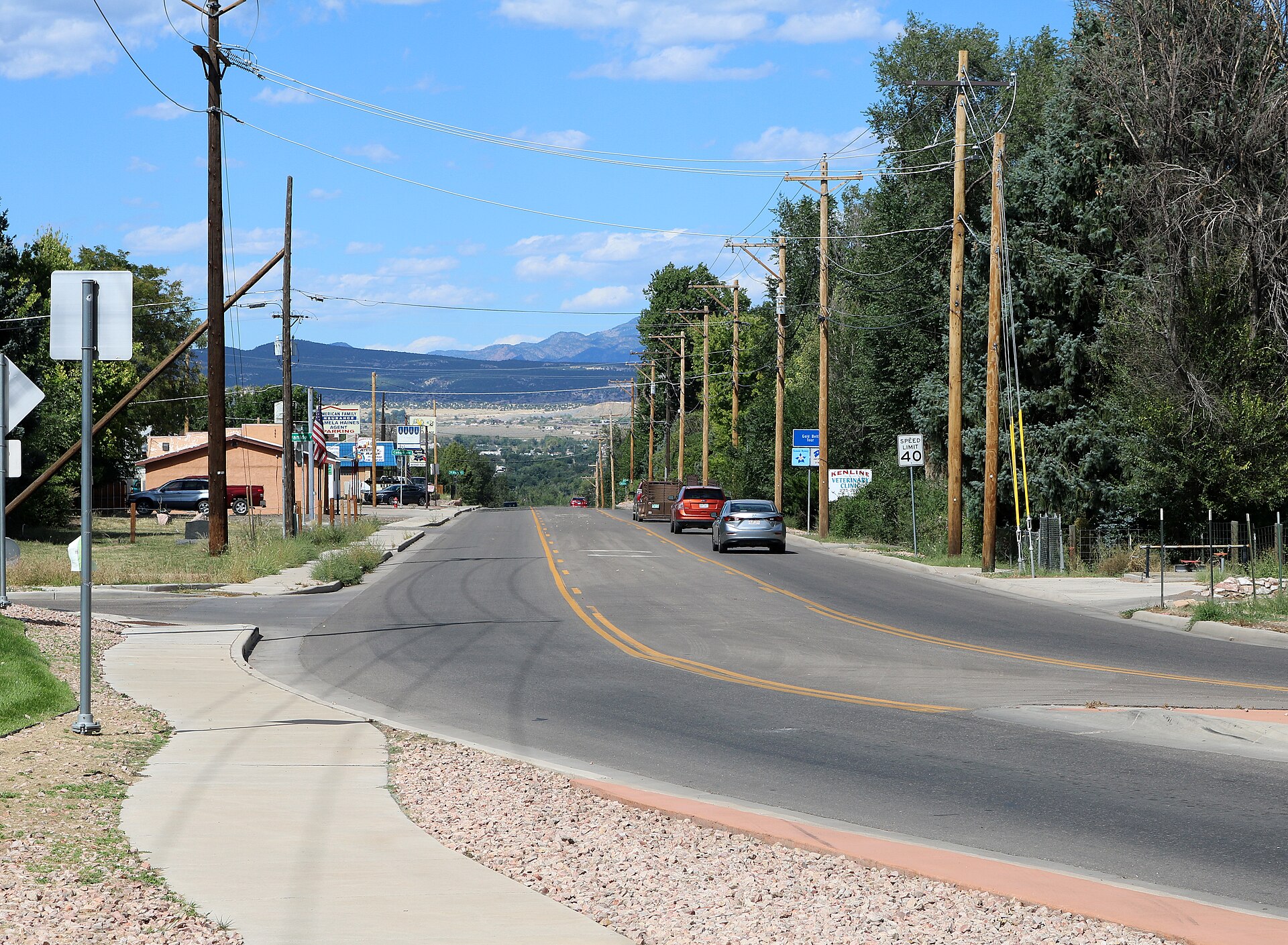A view of Lincoln Park, Colorado, a census-designated place in Fremont County.