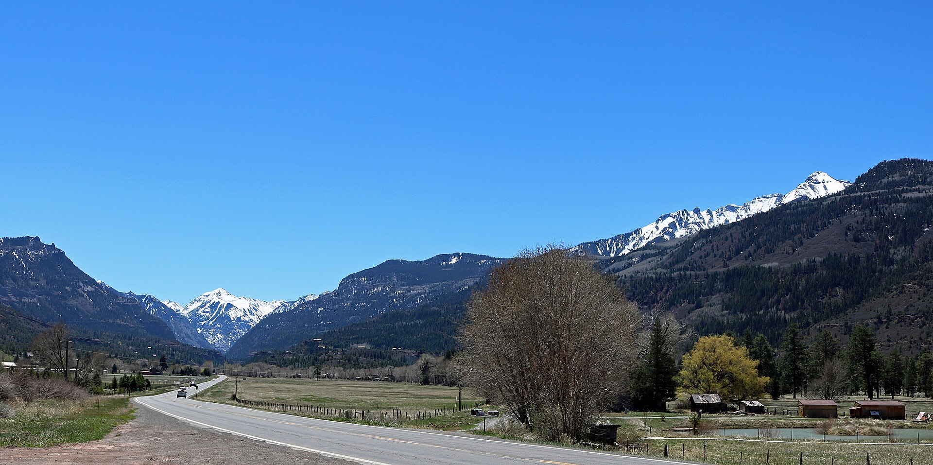 Portland, Colorado, a census-designated place in Ouray County, between Ridgway and Ouray.