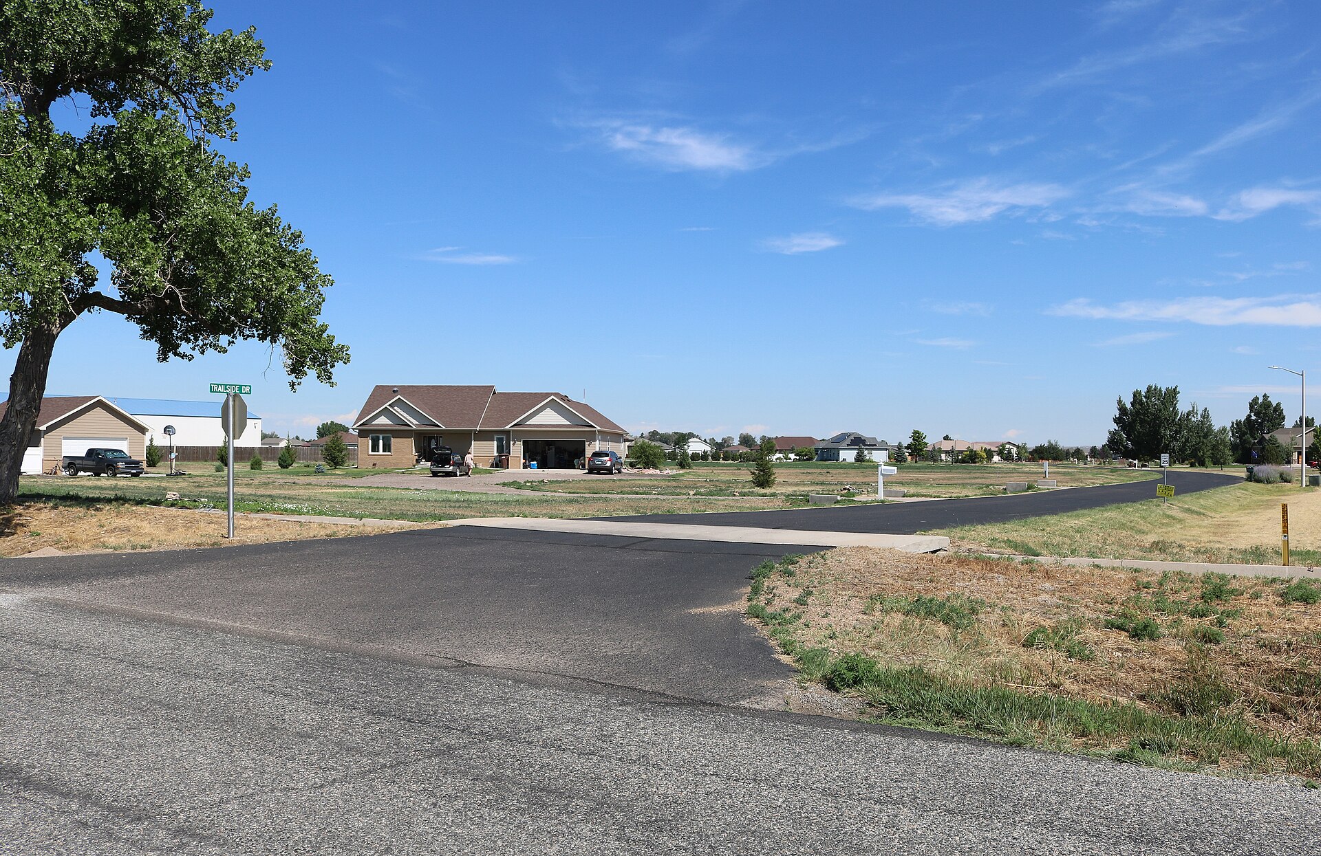 Trail Side, Colorado, a housing subdivision and census-designated place in Morgan County, Colorado.