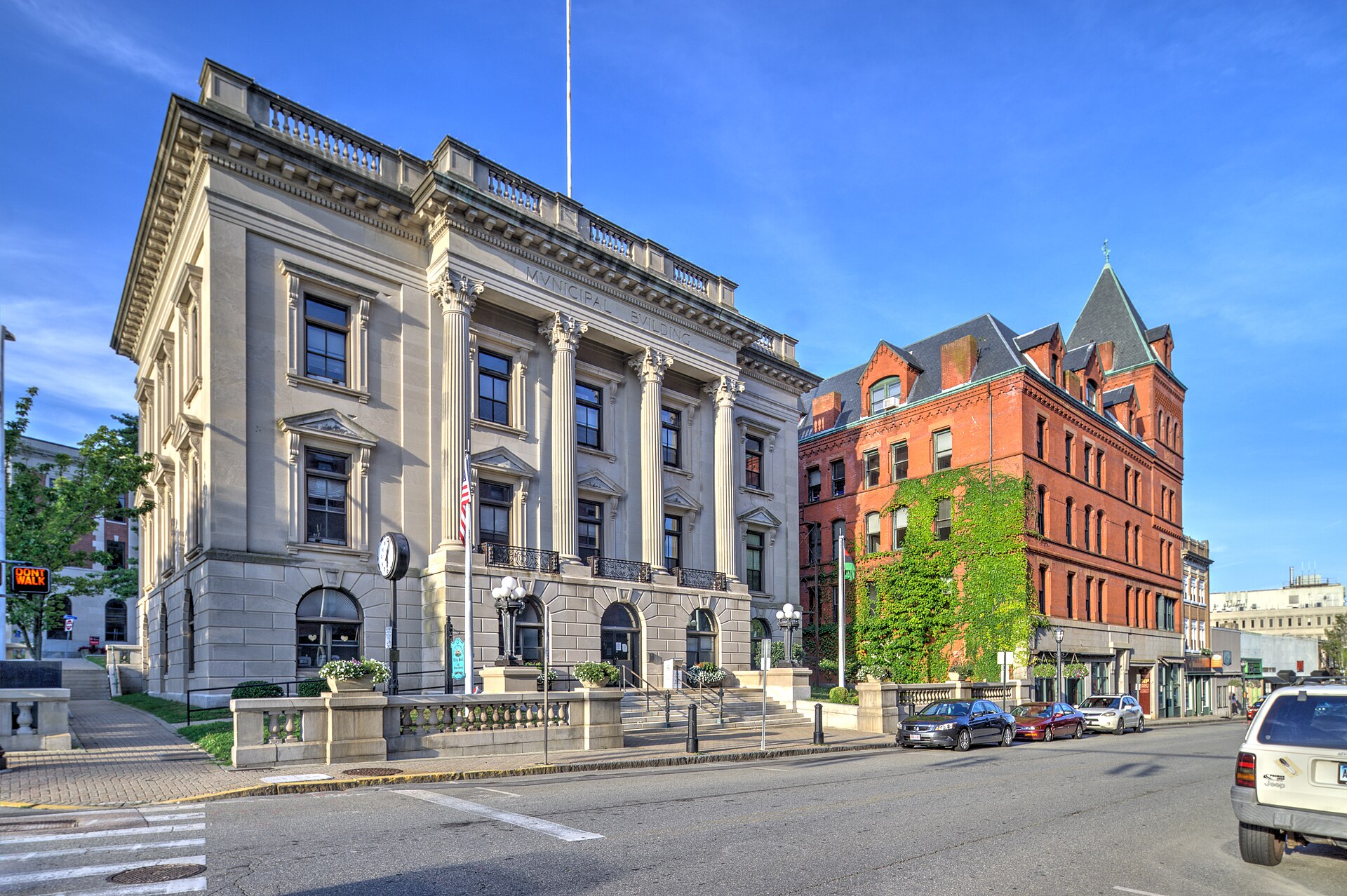 Municipal Building and J.N. Harris Building (aka Lena Building), New London, Connecticut — Southeastern Connecticut Planning Region, Connecticut