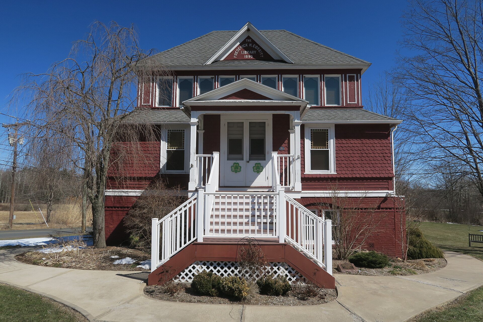Frederick H. Cossitt Library, North Granby Connecticut