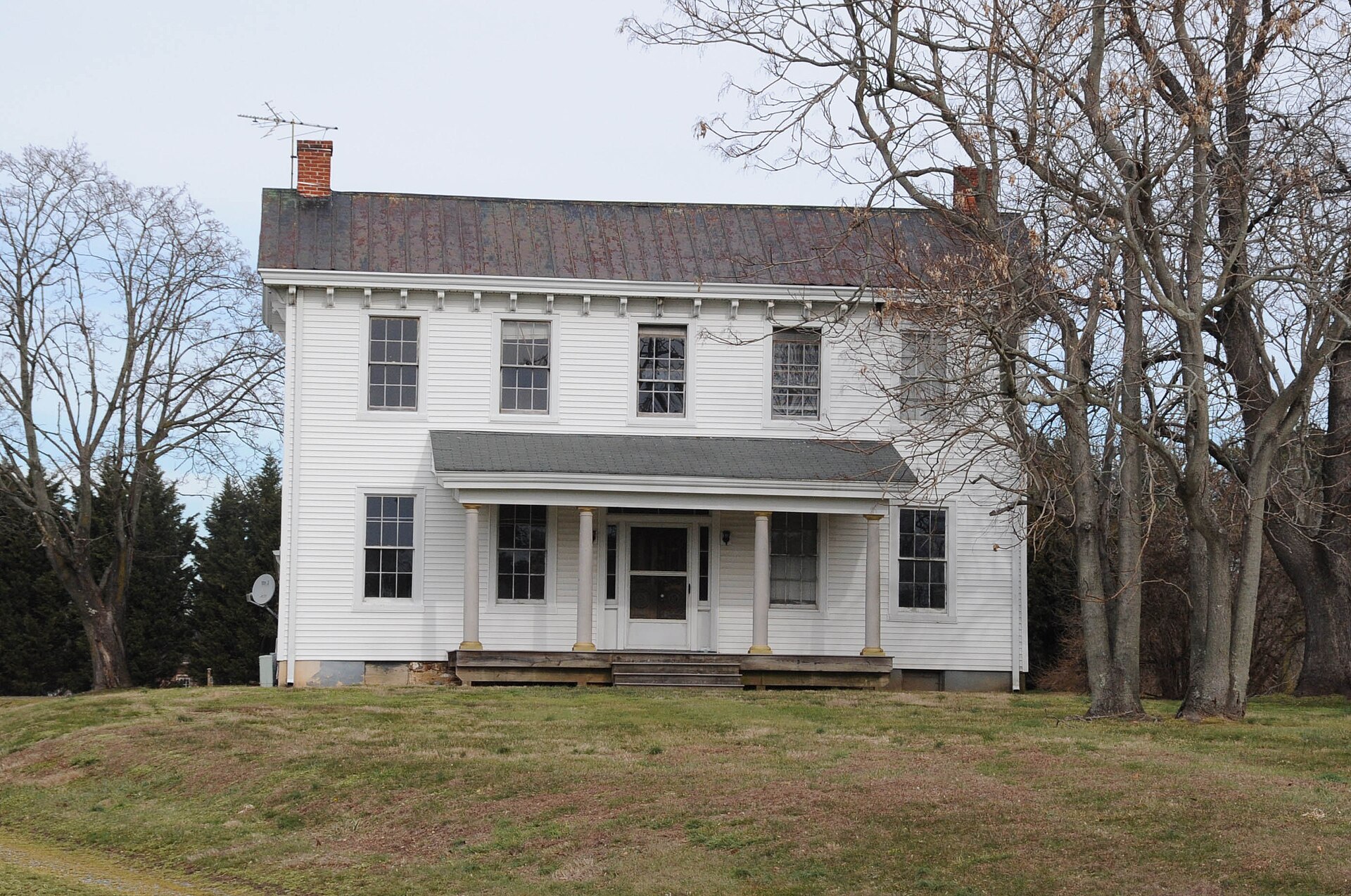 AKA THE WILLIAM CANN TENANT HOUSE AND ANDREW ELLIASON TENANT HOUSE, IT WAS BUILT IN THREE PHASES DURING THE 19TH CENTURY BETWEEN ABOUT 1830 AND 1860, IT IS IN A VERNACULAR GREEK REVIVAL / ITALIANATE-STYLE. — Bear, Delaware