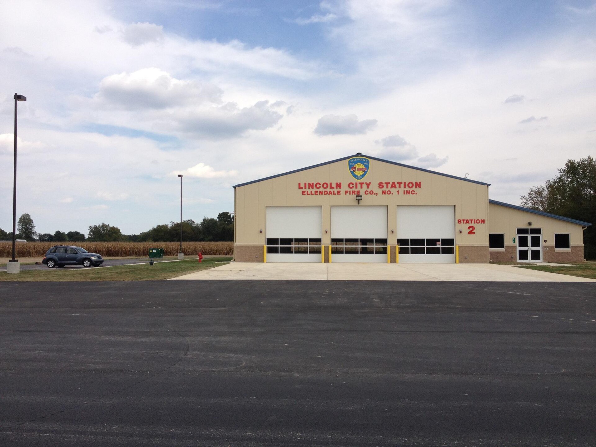 Fire station in Lincoln City, Delaware