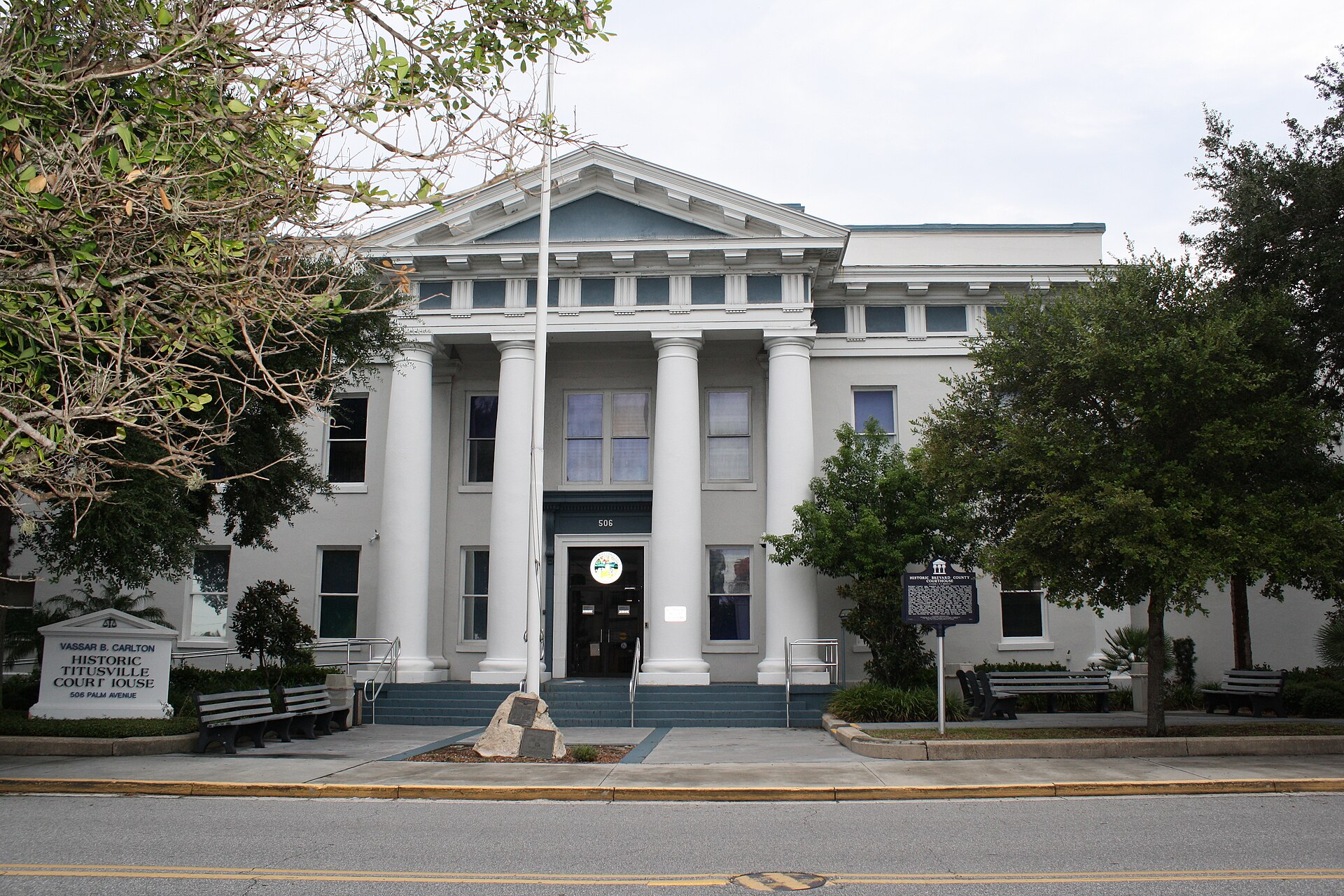Courthouse, Brevard County, Titusville, FL Old Historic Courthouse — Florida