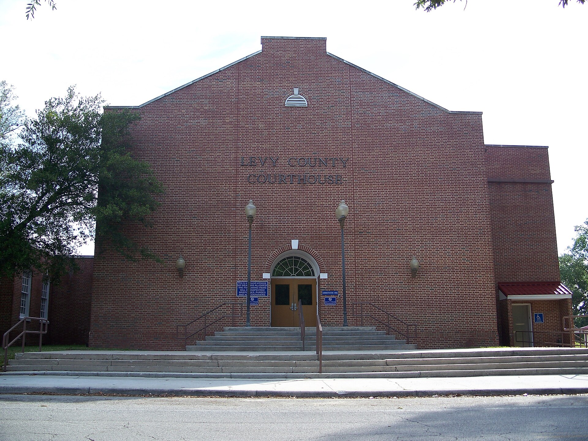 Levy County Courthouse, in Bronson, Florida.