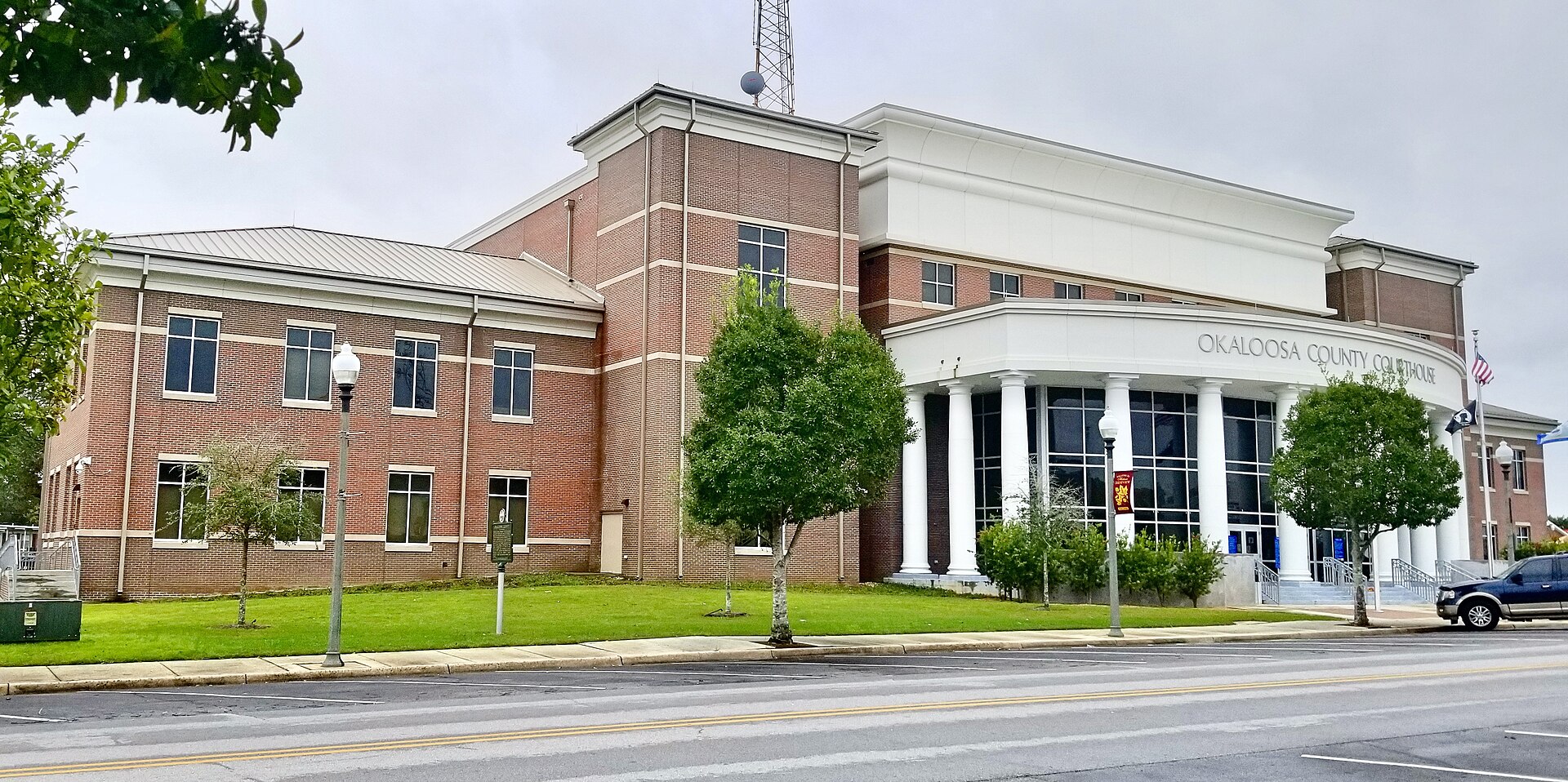 The 68,500-square-foot, $27.3 million new courthouse was completed in 2018 after the former courthouse was closed in 2016. — Okaloosa County, Florida