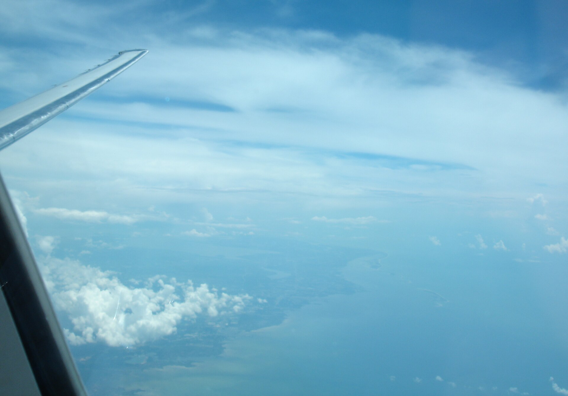 Pinellas County from the air. A view looking south to Pinellas County from aboard a flight from Orlando to Atlanta., plane, Florida.