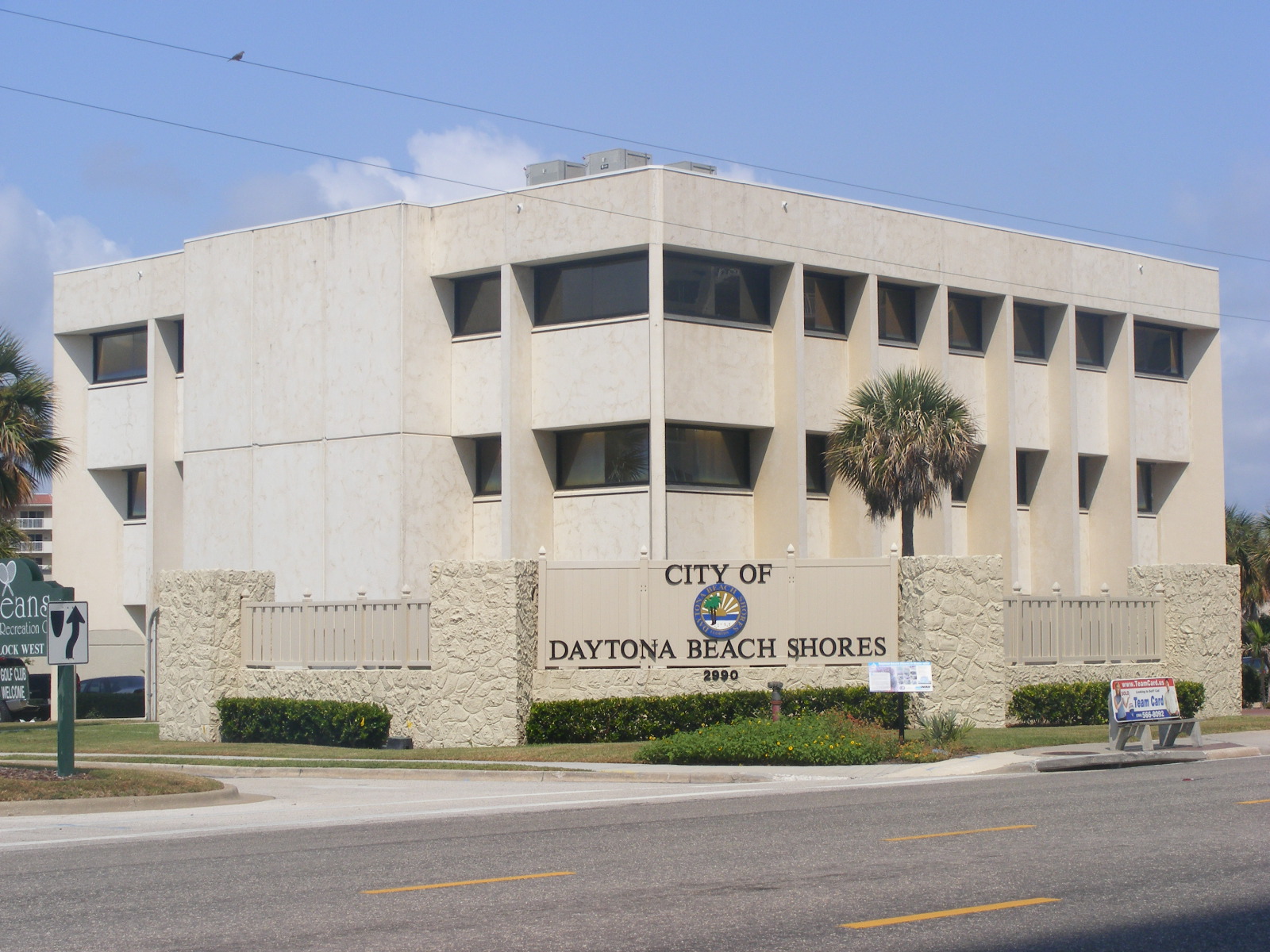 City Hall in Daytona Beach Shores, Florida